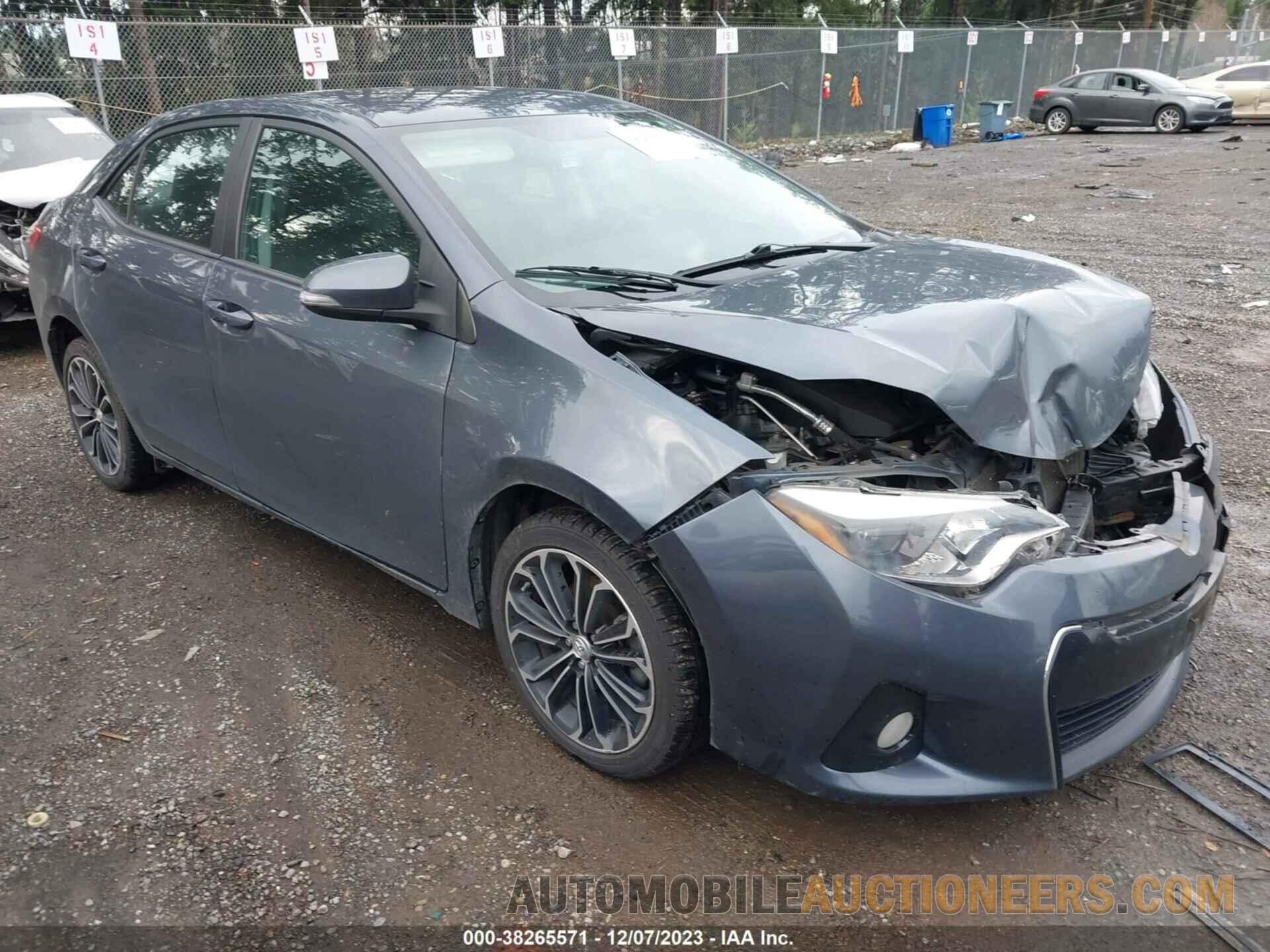 2T1BURHE6FC237107 TOYOTA COROLLA 2015