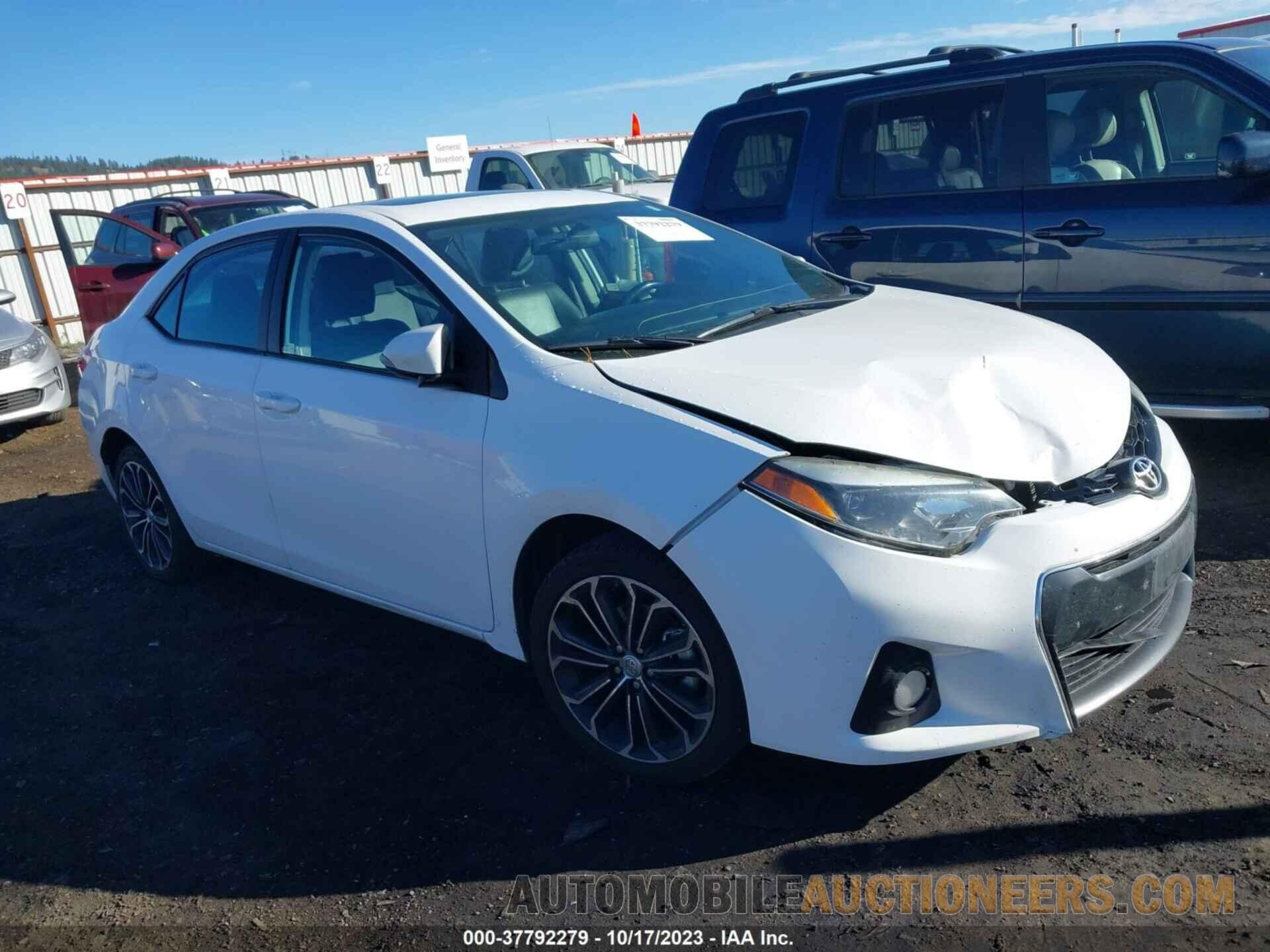 2T1BURHE6FC256210 TOYOTA COROLLA 2015