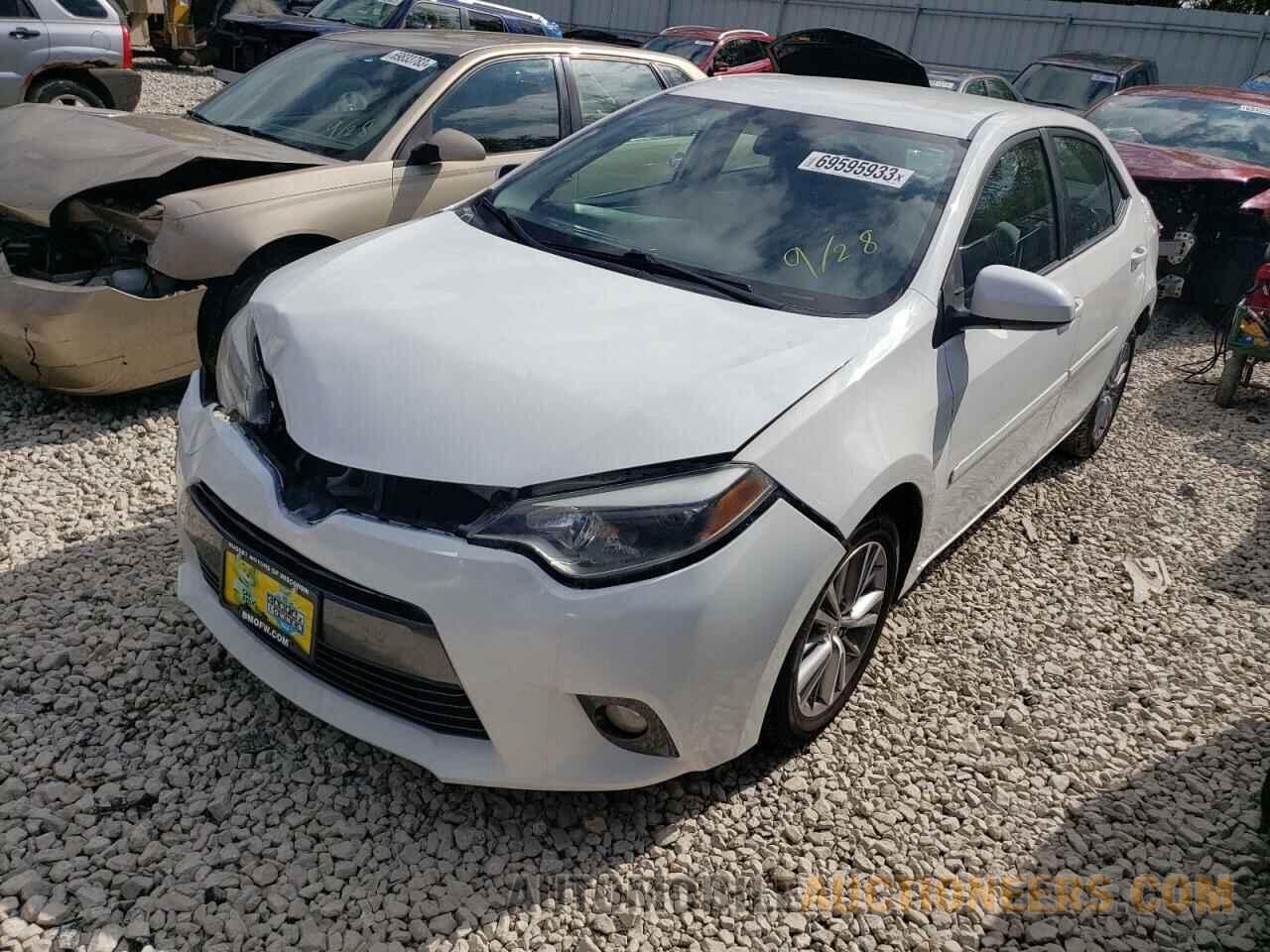 2T1BURHE6FC284301 TOYOTA COROLLA 2015