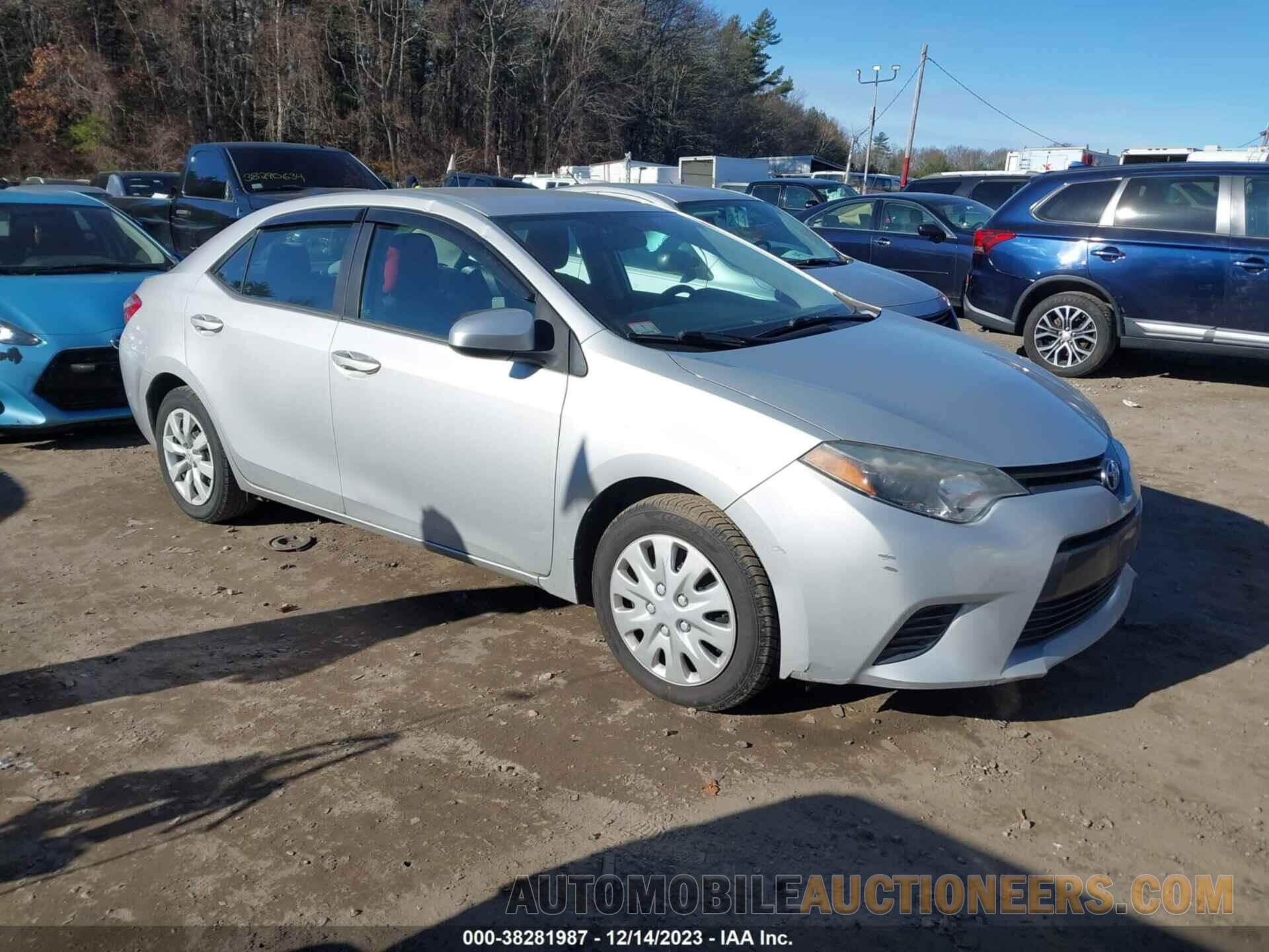 2T1BURHE6FC297307 TOYOTA COROLLA 2015