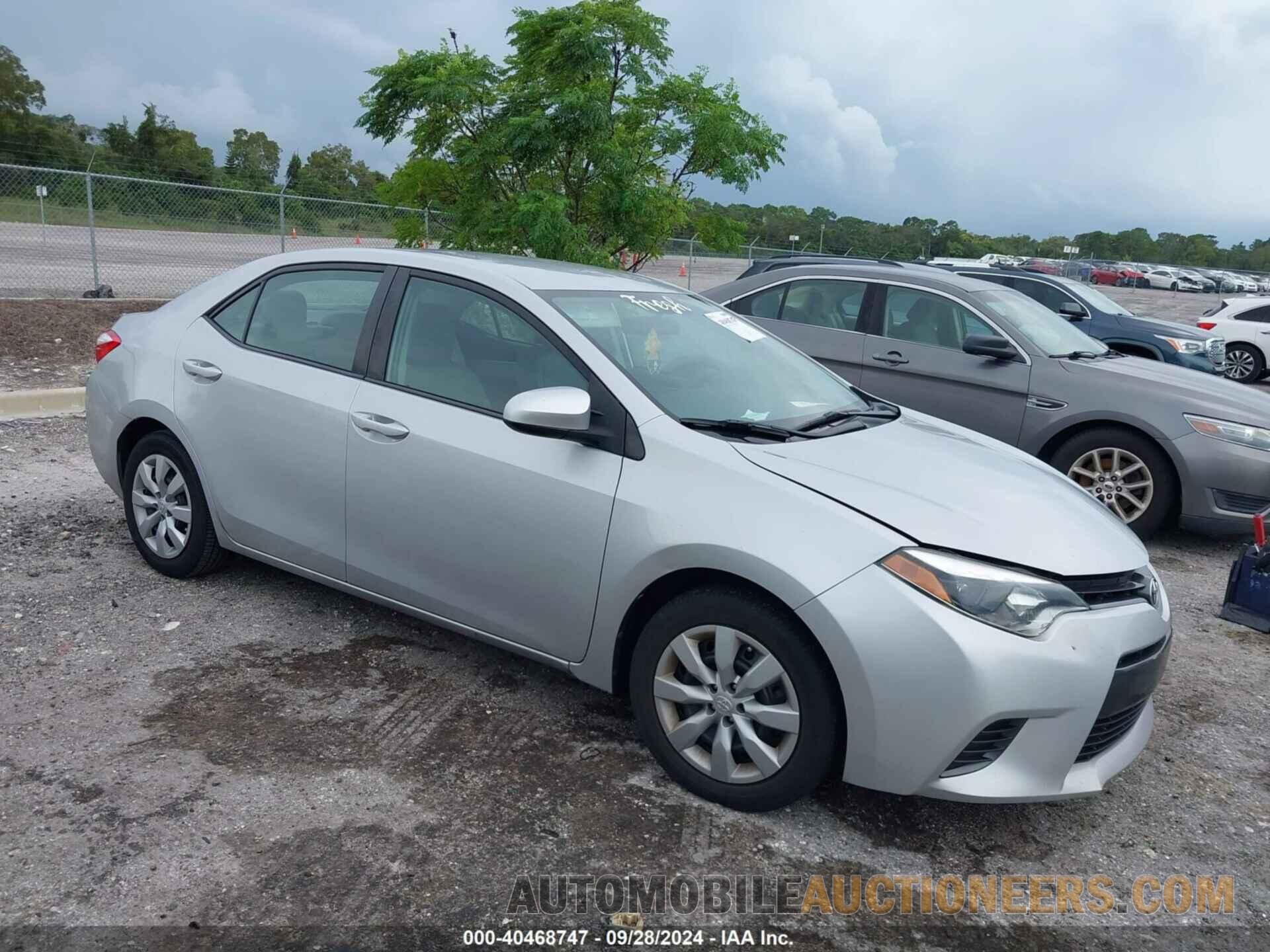 2T1BURHE6FC352581 TOYOTA COROLLA 2015