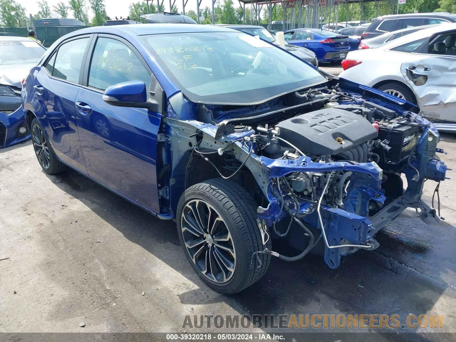 2T1BURHE6FC388688 TOYOTA COROLLA 2015