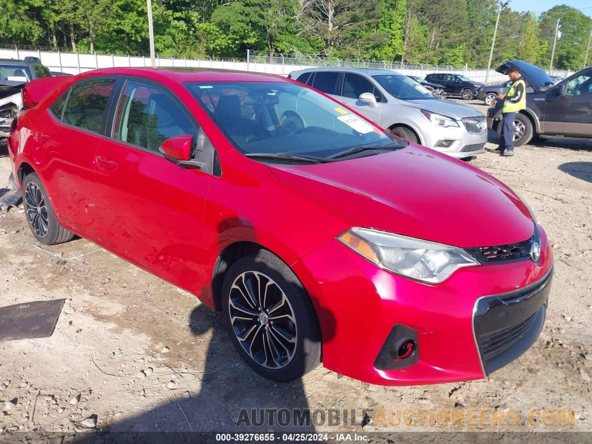 2T1BURHE6FC389842 TOYOTA COROLLA 2015