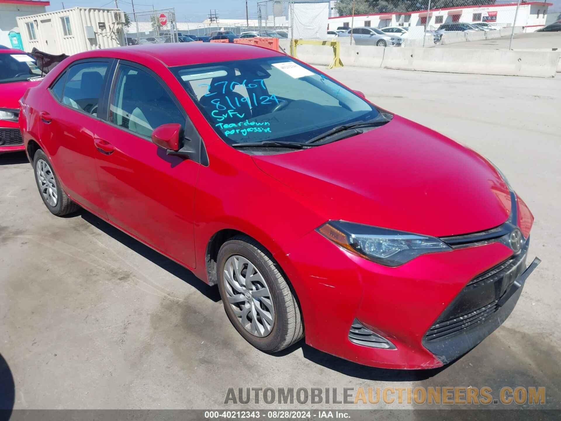 2T1BURHE6KC189859 TOYOTA COROLLA 2019