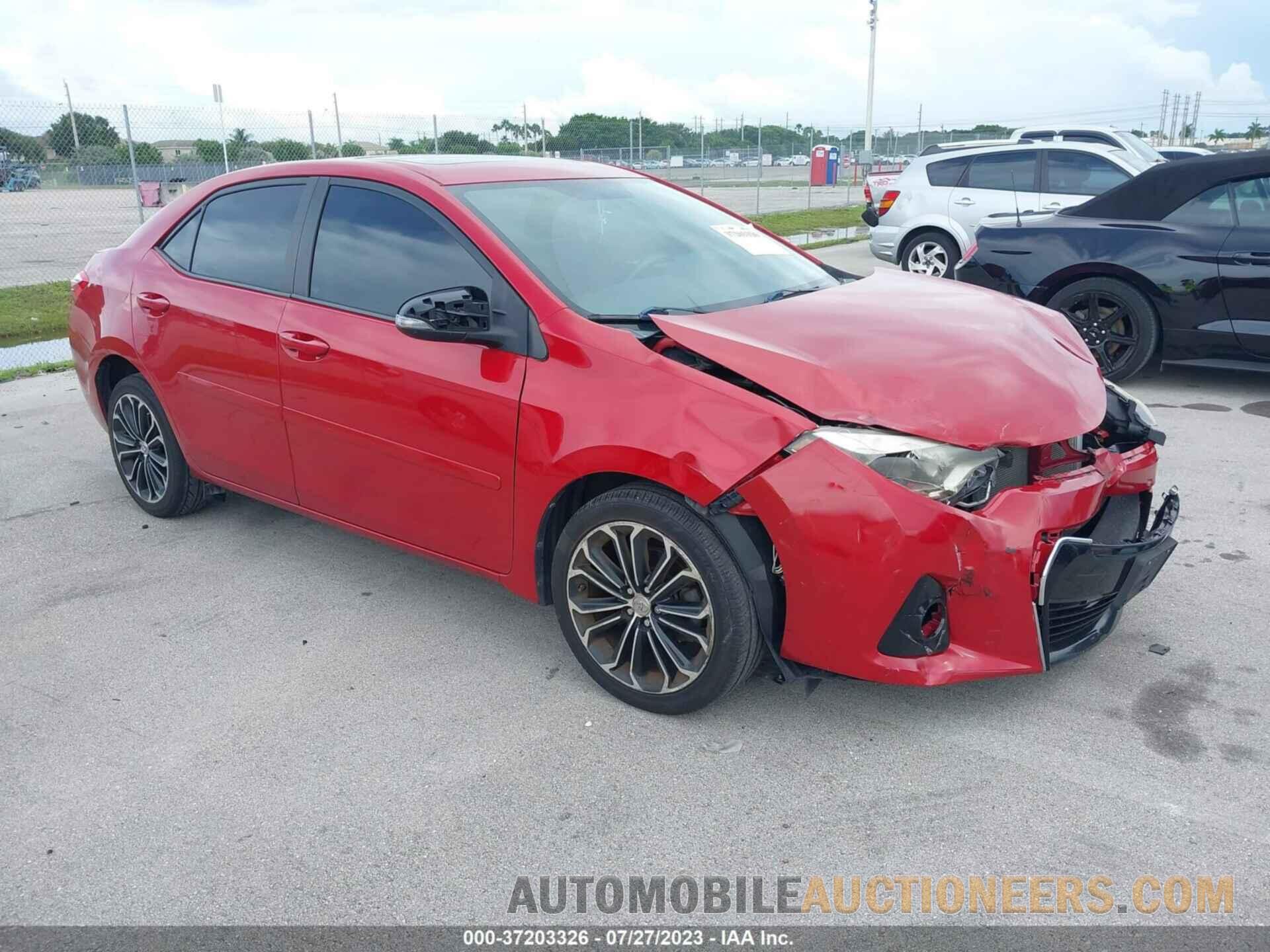 2T1BURHE7FC282301 TOYOTA COROLLA 2015