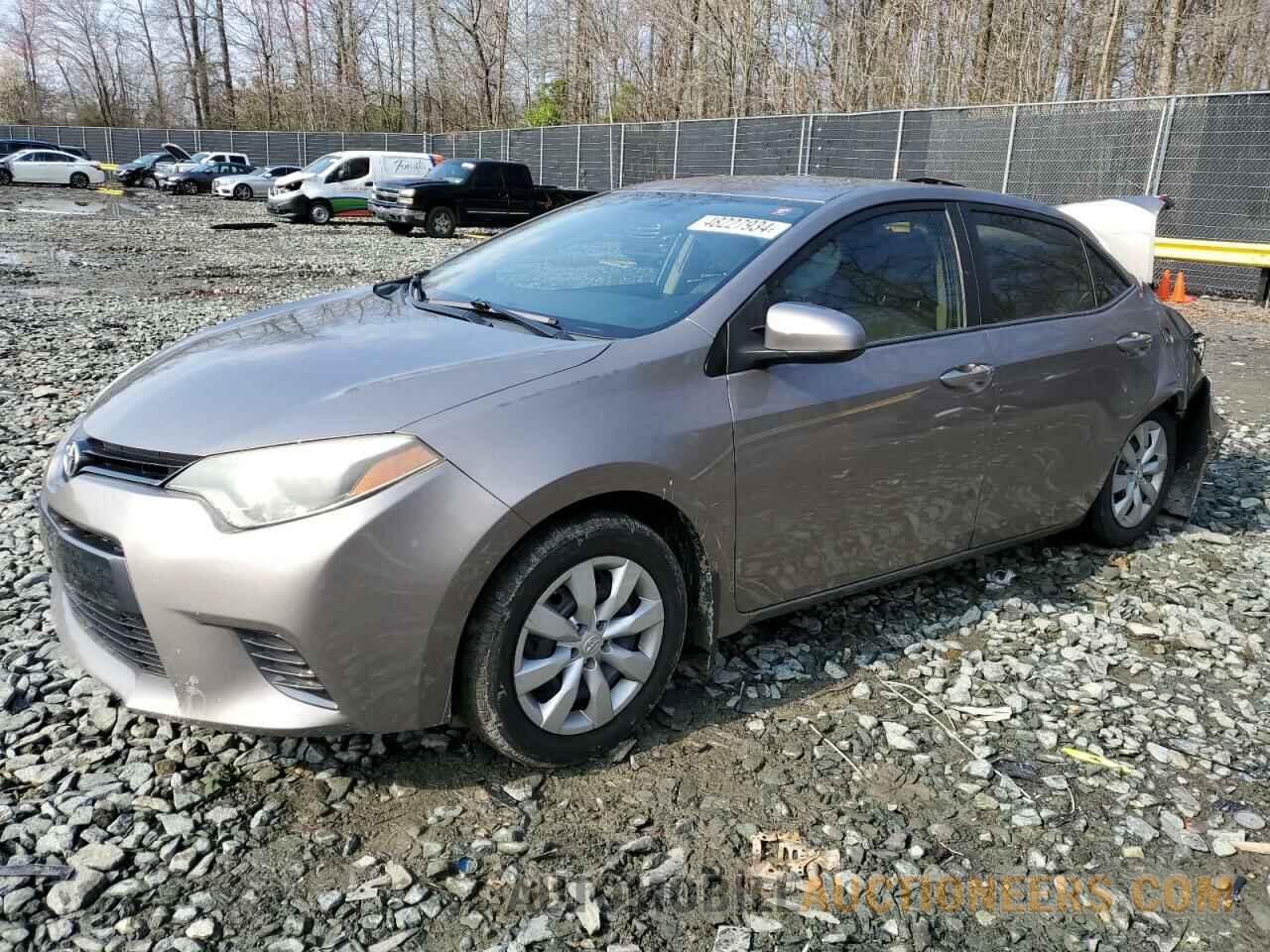 2T1BURHE7FC296215 TOYOTA COROLLA 2015