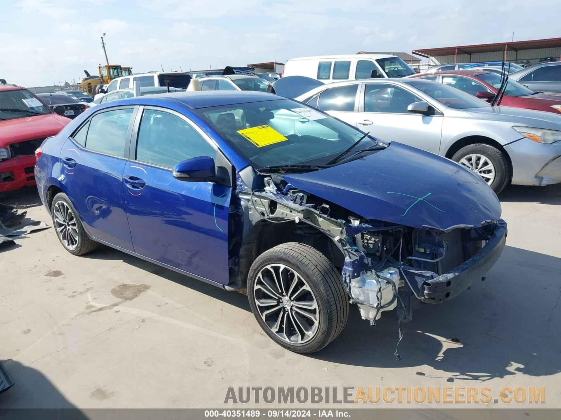 2T1BURHE7FC344652 TOYOTA COROLLA 2015