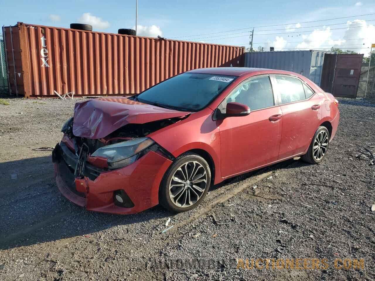 2T1BURHE7FC354582 TOYOTA COROLLA 2015