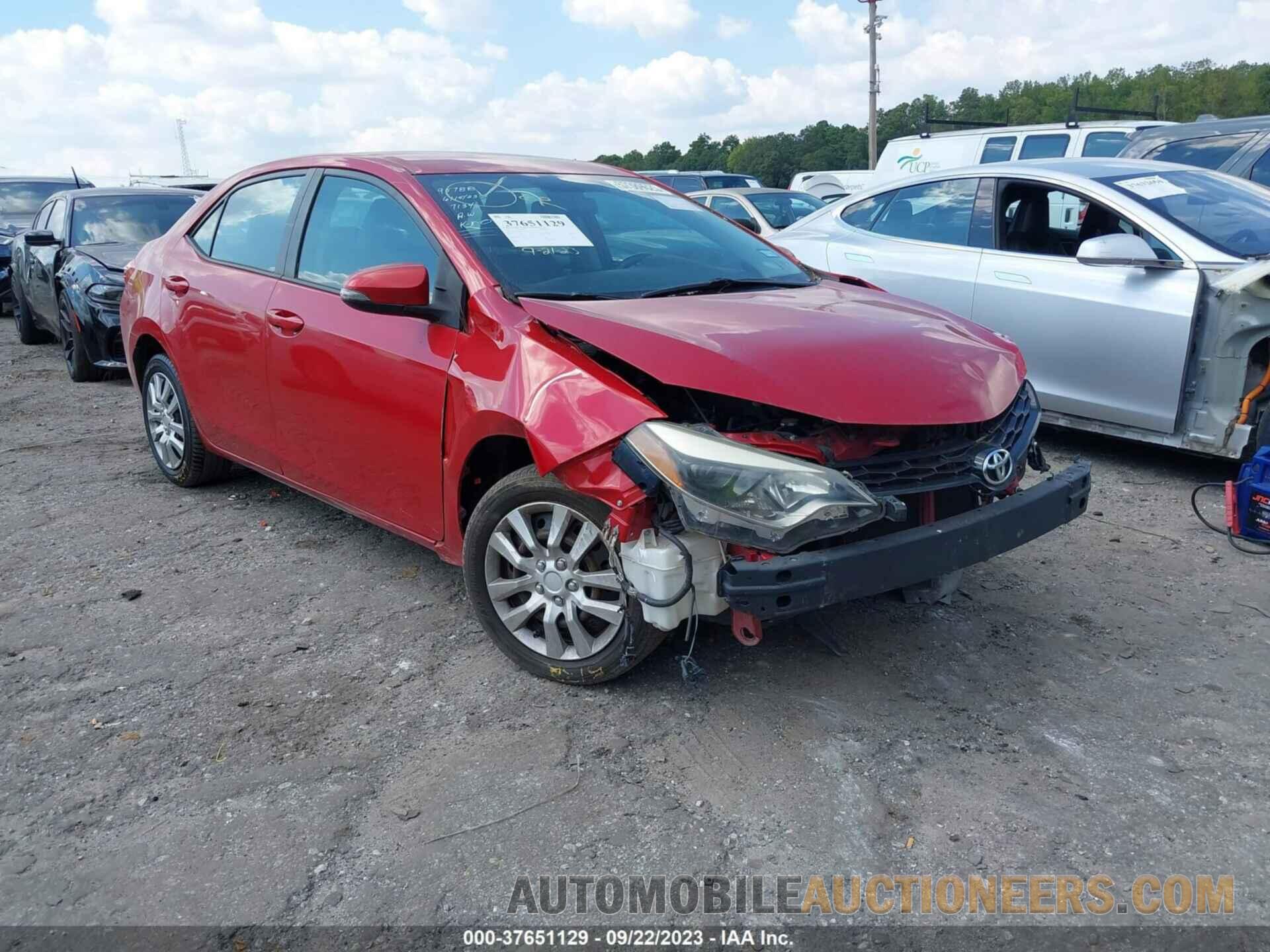 2T1BURHE7FC377134 TOYOTA COROLLA 2015