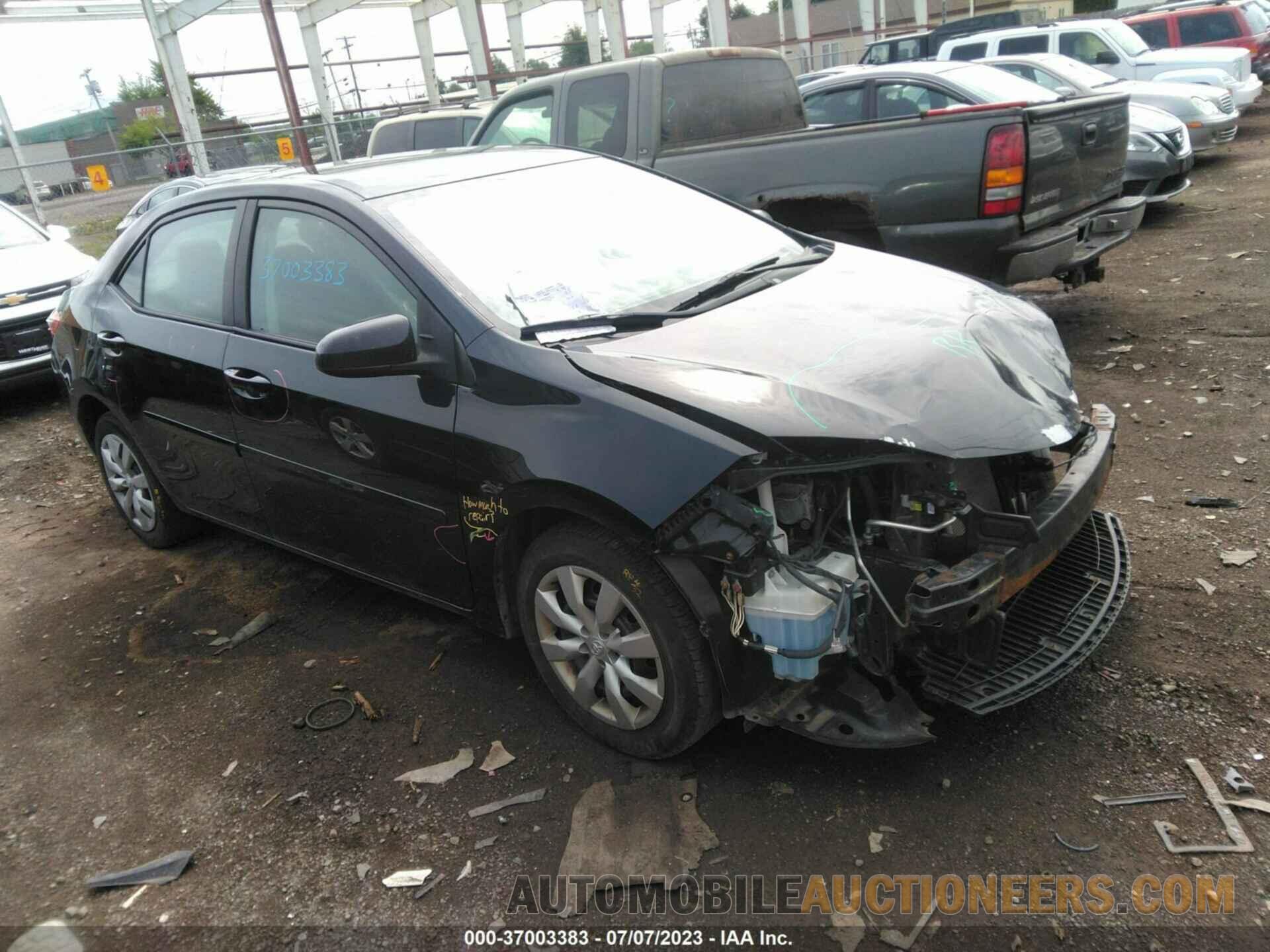 2T1BURHE7FC384441 TOYOTA COROLLA 2015