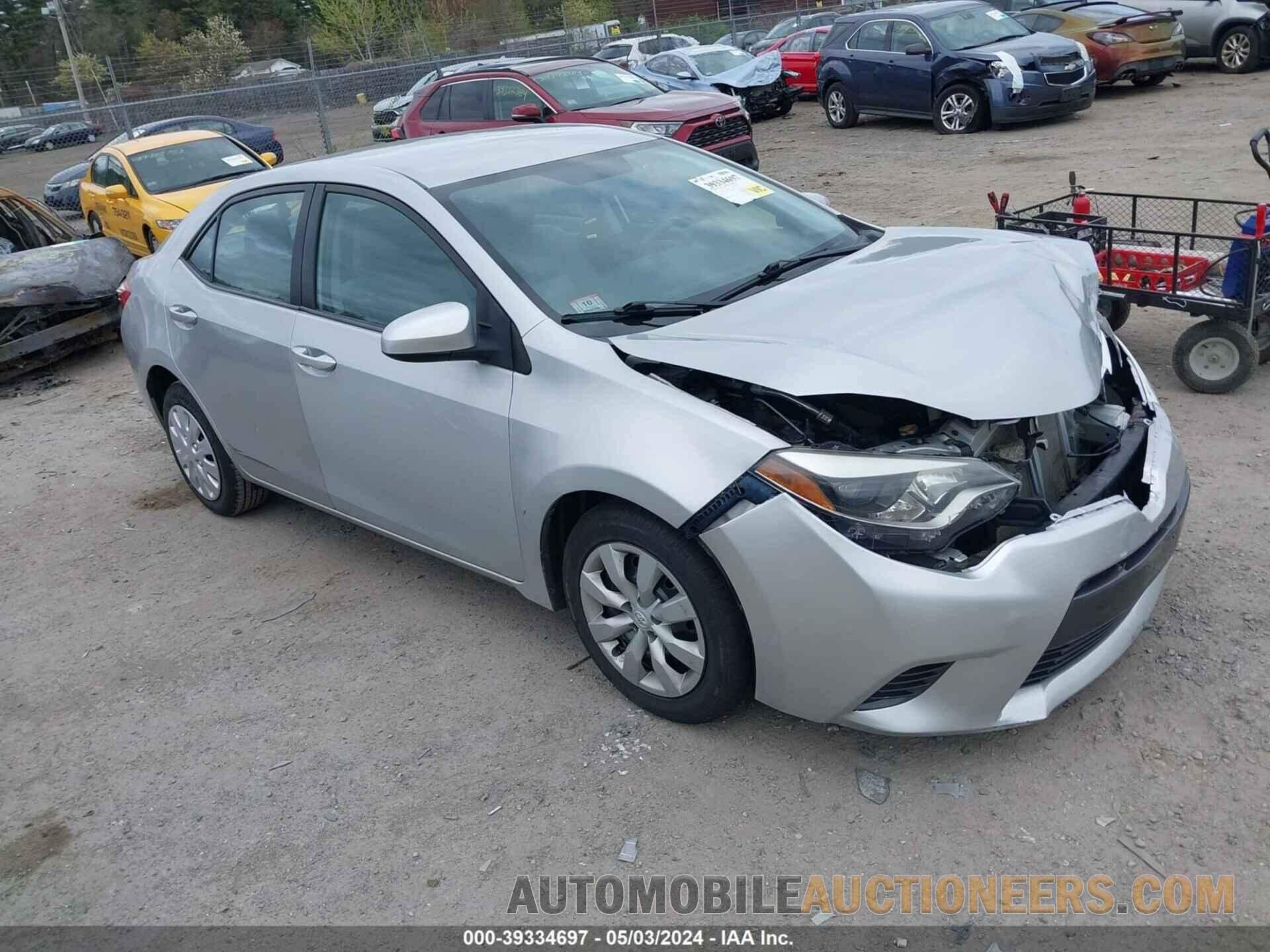 2T1BURHE7FC426509 TOYOTA COROLLA 2015