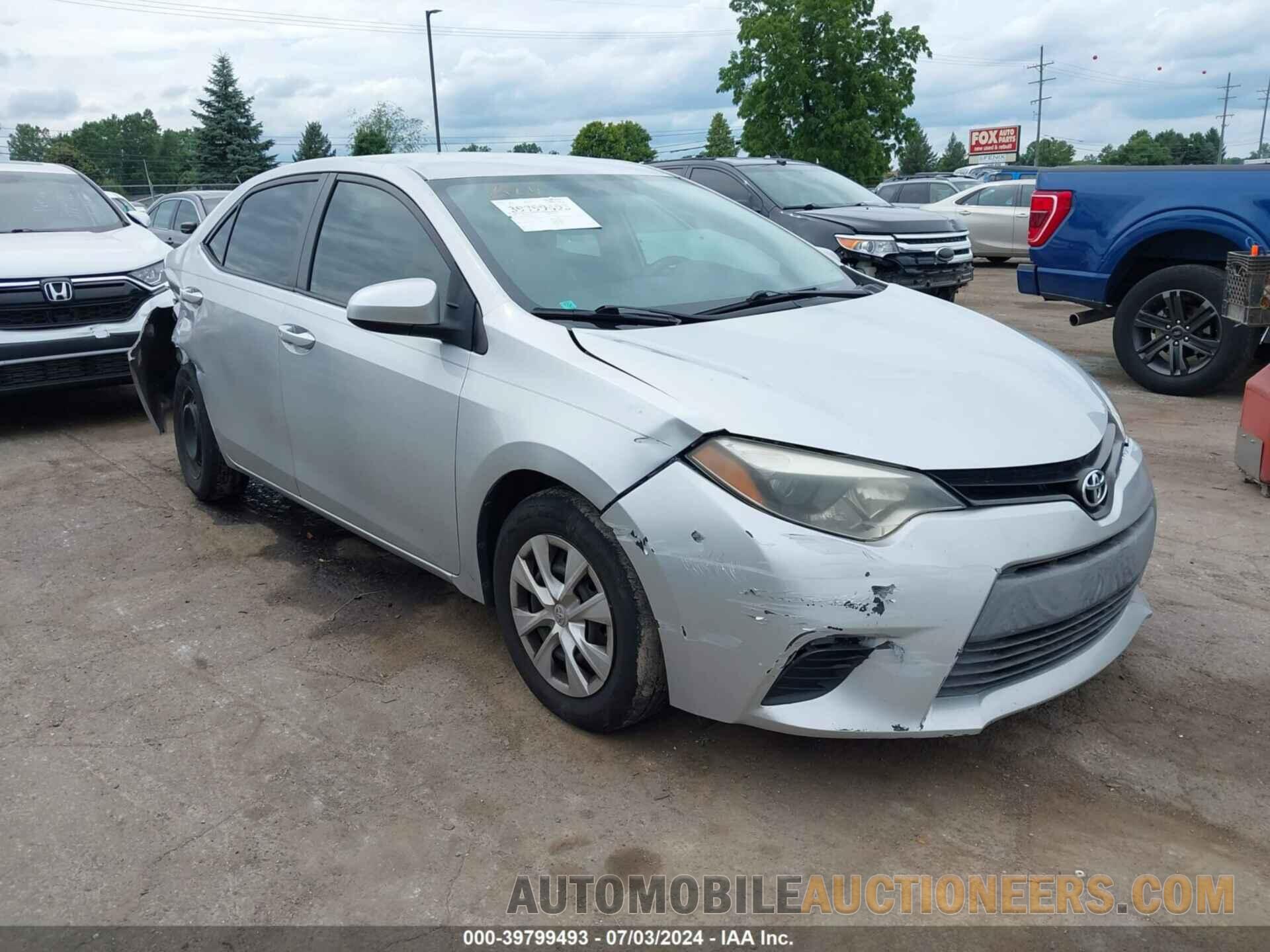 2T1BURHE7GC549129 TOYOTA COROLLA 2016