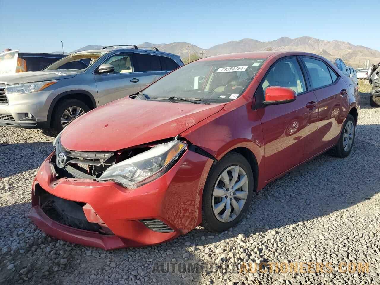 2T1BURHE7GC563807 TOYOTA COROLLA 2016