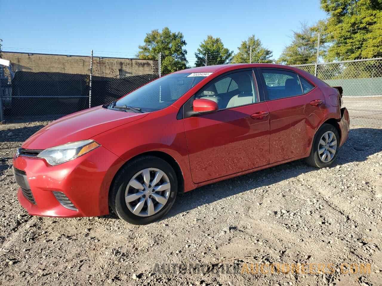 2T1BURHE7GC717352 TOYOTA COROLLA 2016