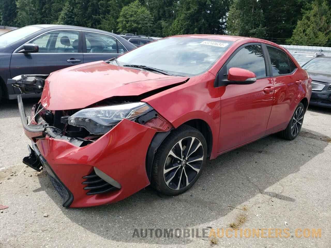 2T1BURHE7JC040407 TOYOTA COROLLA 2018