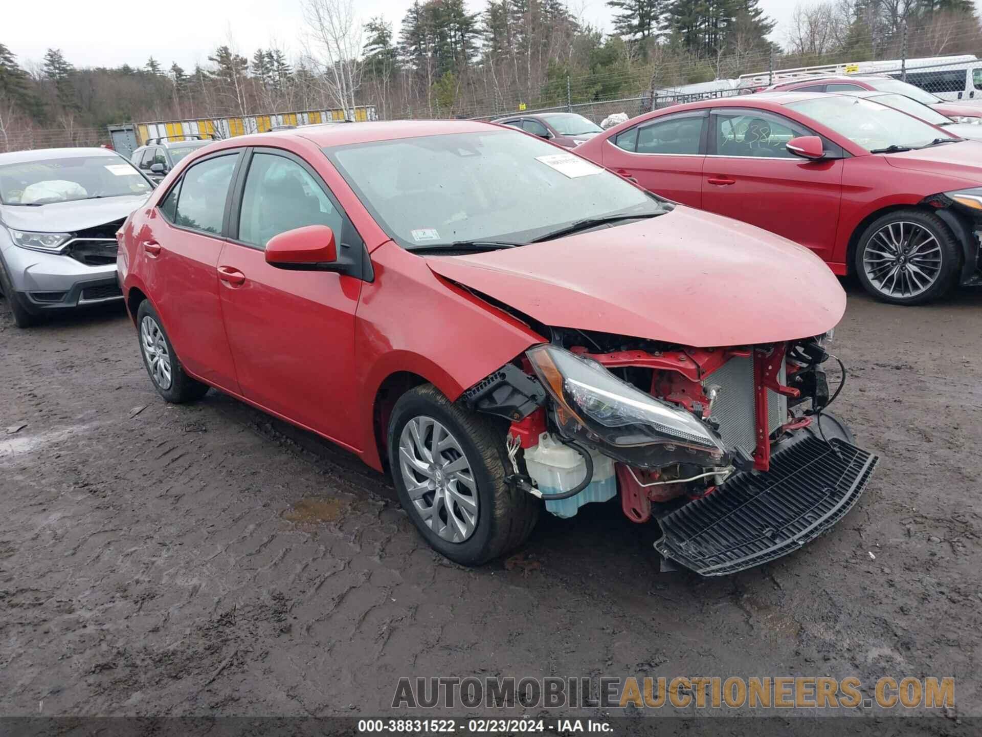 2T1BURHE7KC168857 TOYOTA COROLLA 2019