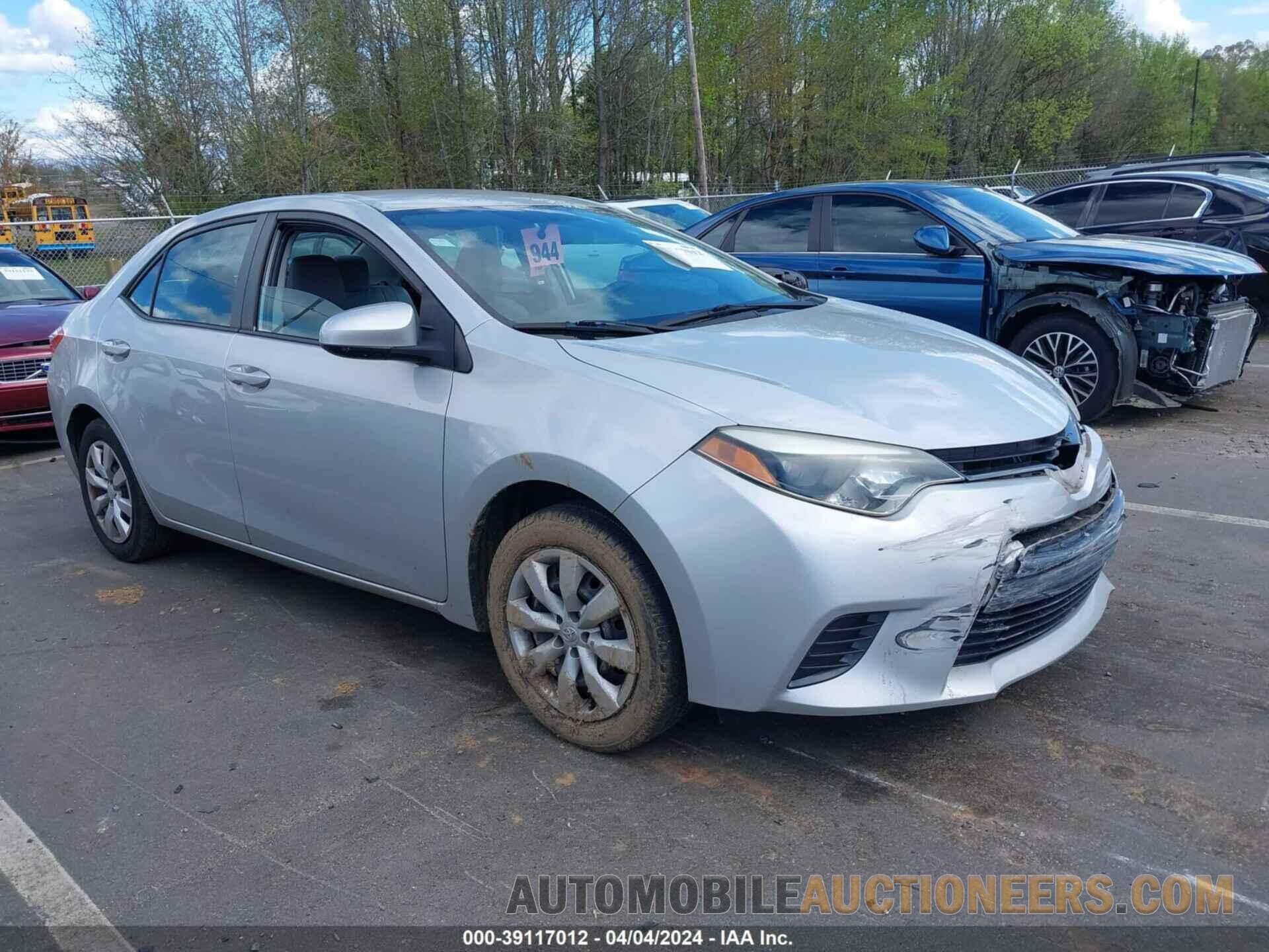 2T1BURHE8FC258041 TOYOTA COROLLA 2015