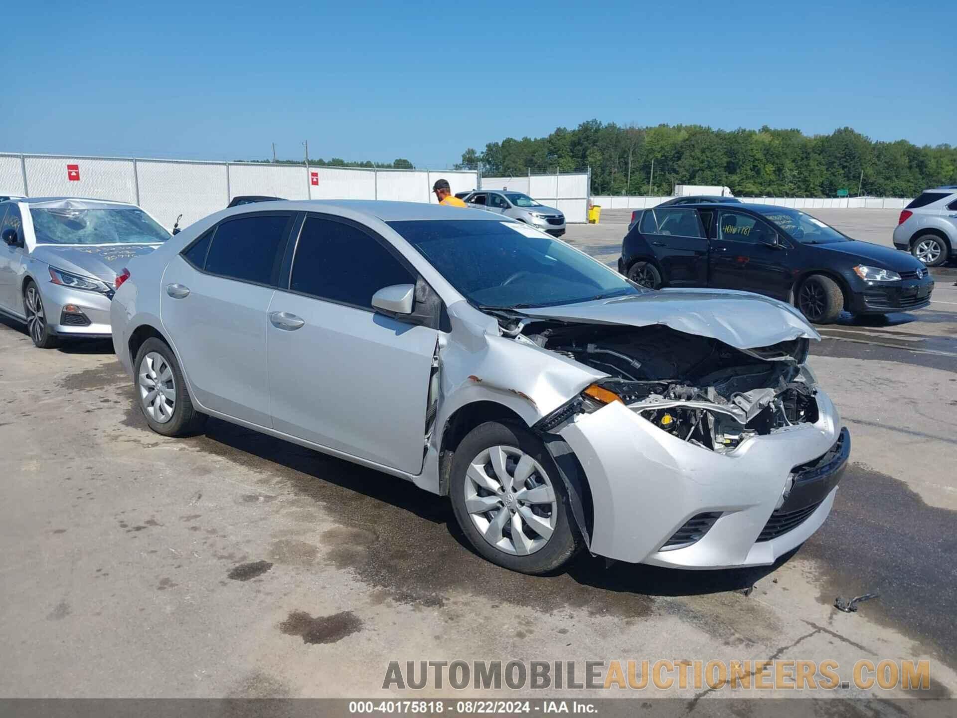 2T1BURHE8FC295767 TOYOTA COROLLA 2015