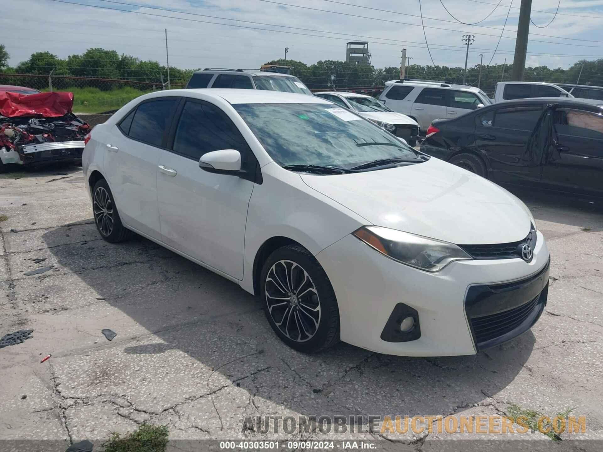 2T1BURHE8FC300689 TOYOTA COROLLA 2015