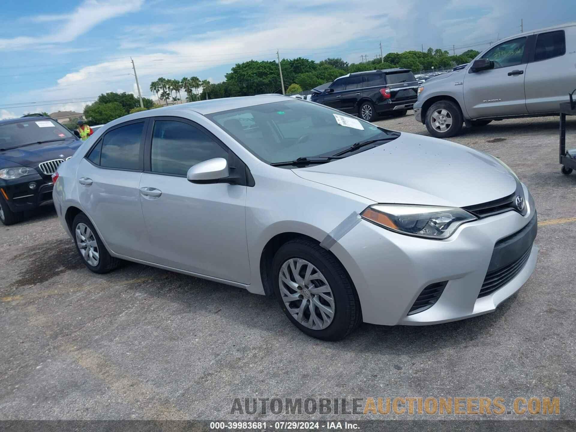 2T1BURHE8FC315113 TOYOTA COROLLA 2015