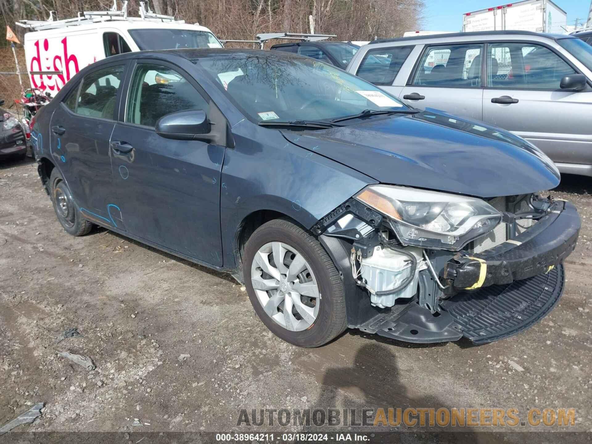 2T1BURHE8FC332834 TOYOTA COROLLA 2015