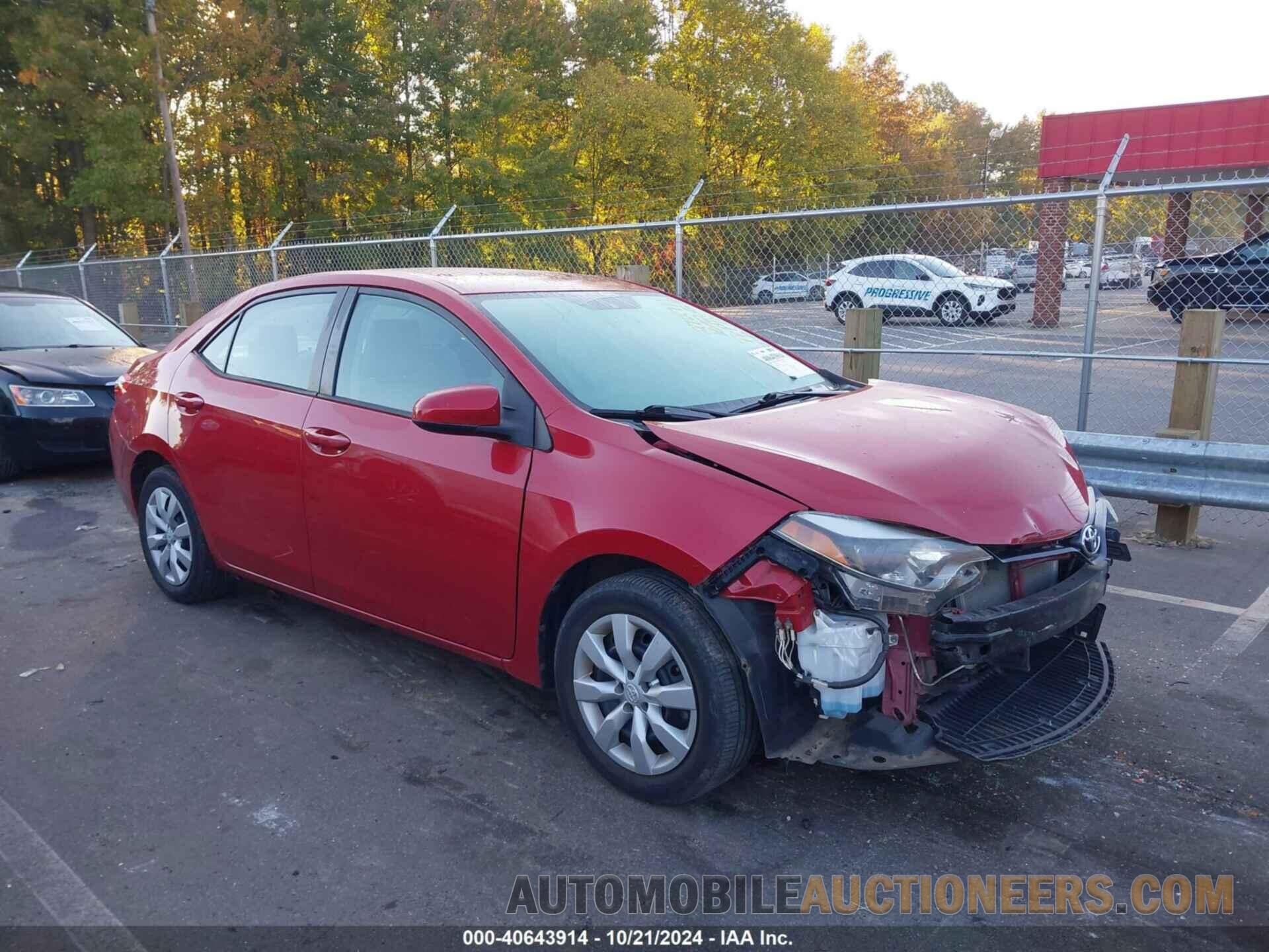 2T1BURHE8FC356356 TOYOTA COROLLA 2015