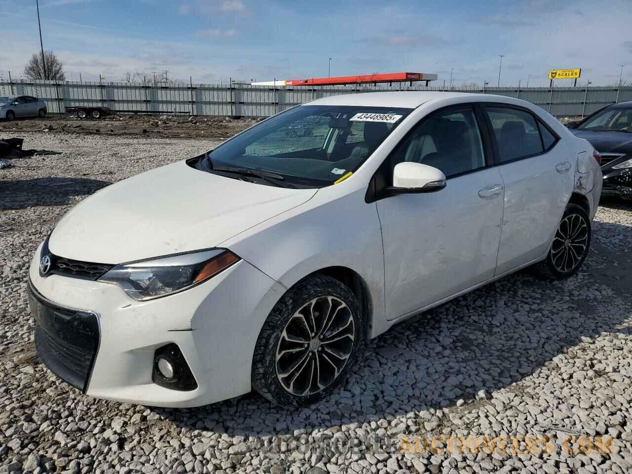 2T1BURHE8FC411615 TOYOTA COROLLA 2015