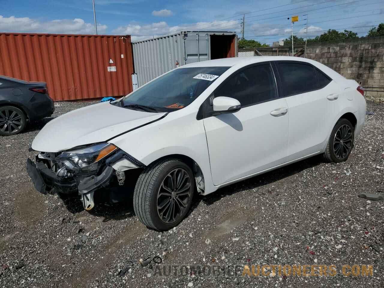 2T1BURHE8FC477307 TOYOTA COROLLA 2015