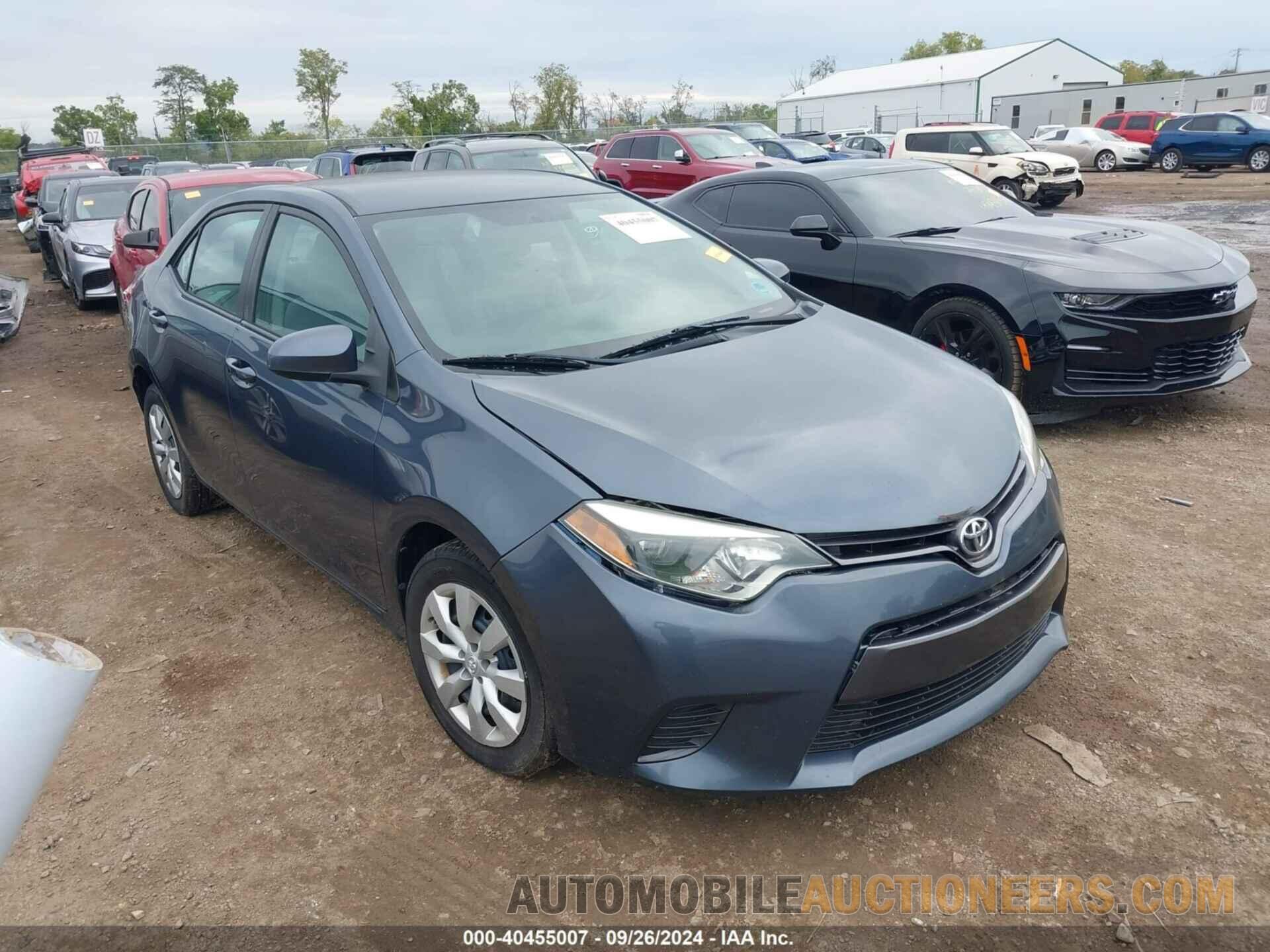 2T1BURHE8GC484744 TOYOTA COROLLA 2016