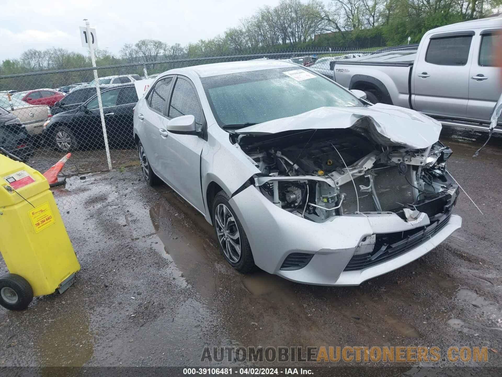 2T1BURHE8GC552623 TOYOTA COROLLA 2016