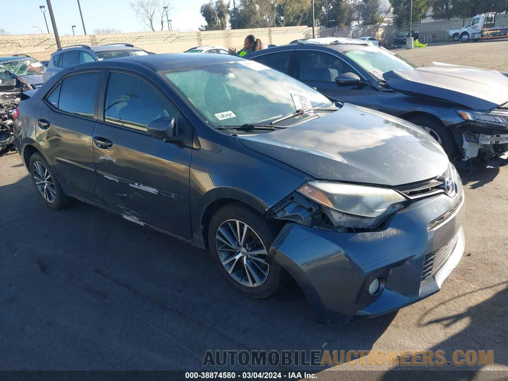 2T1BURHE8GC556400 TOYOTA COROLLA 2016