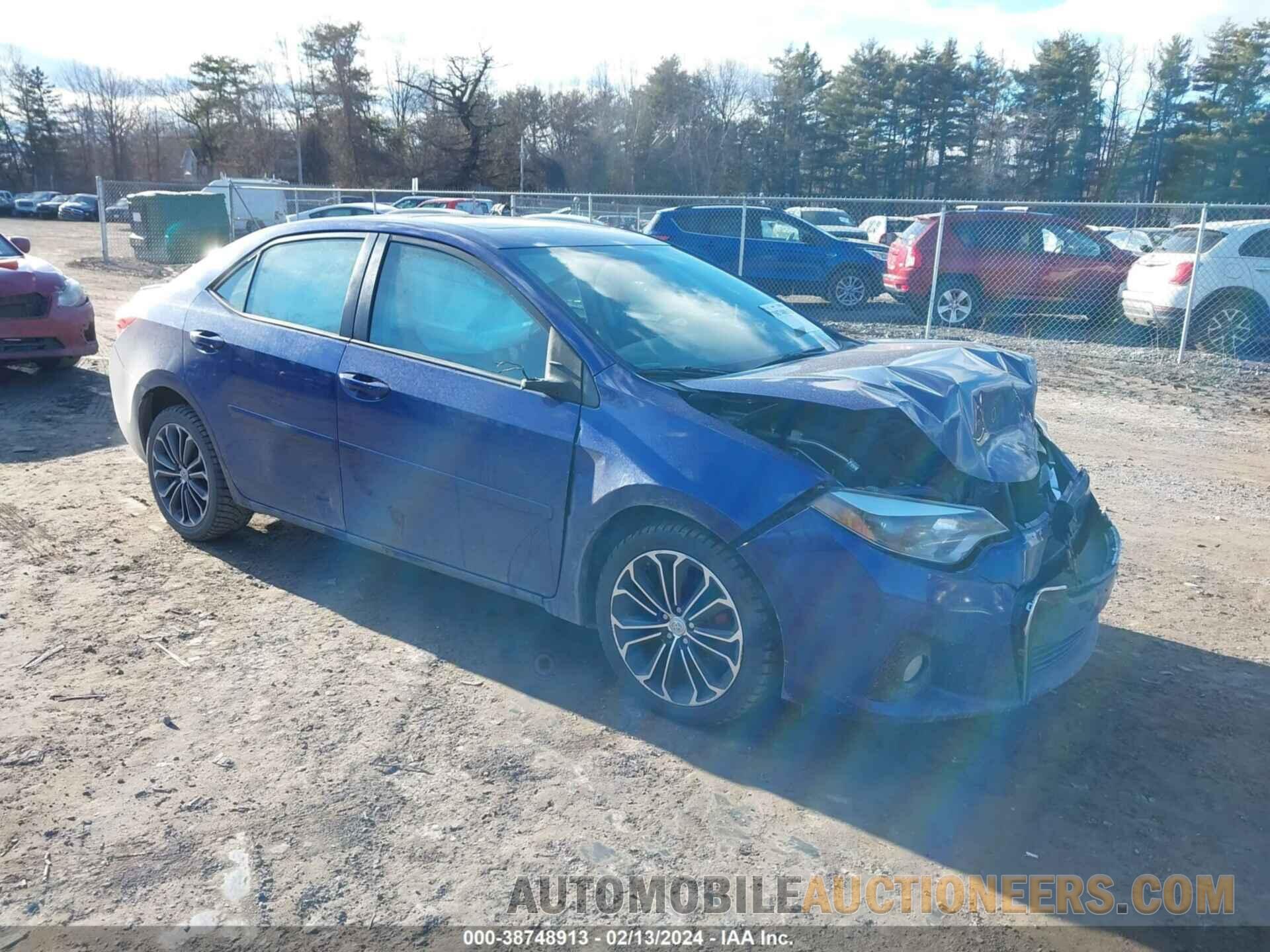 2T1BURHE9FC231415 TOYOTA COROLLA 2015