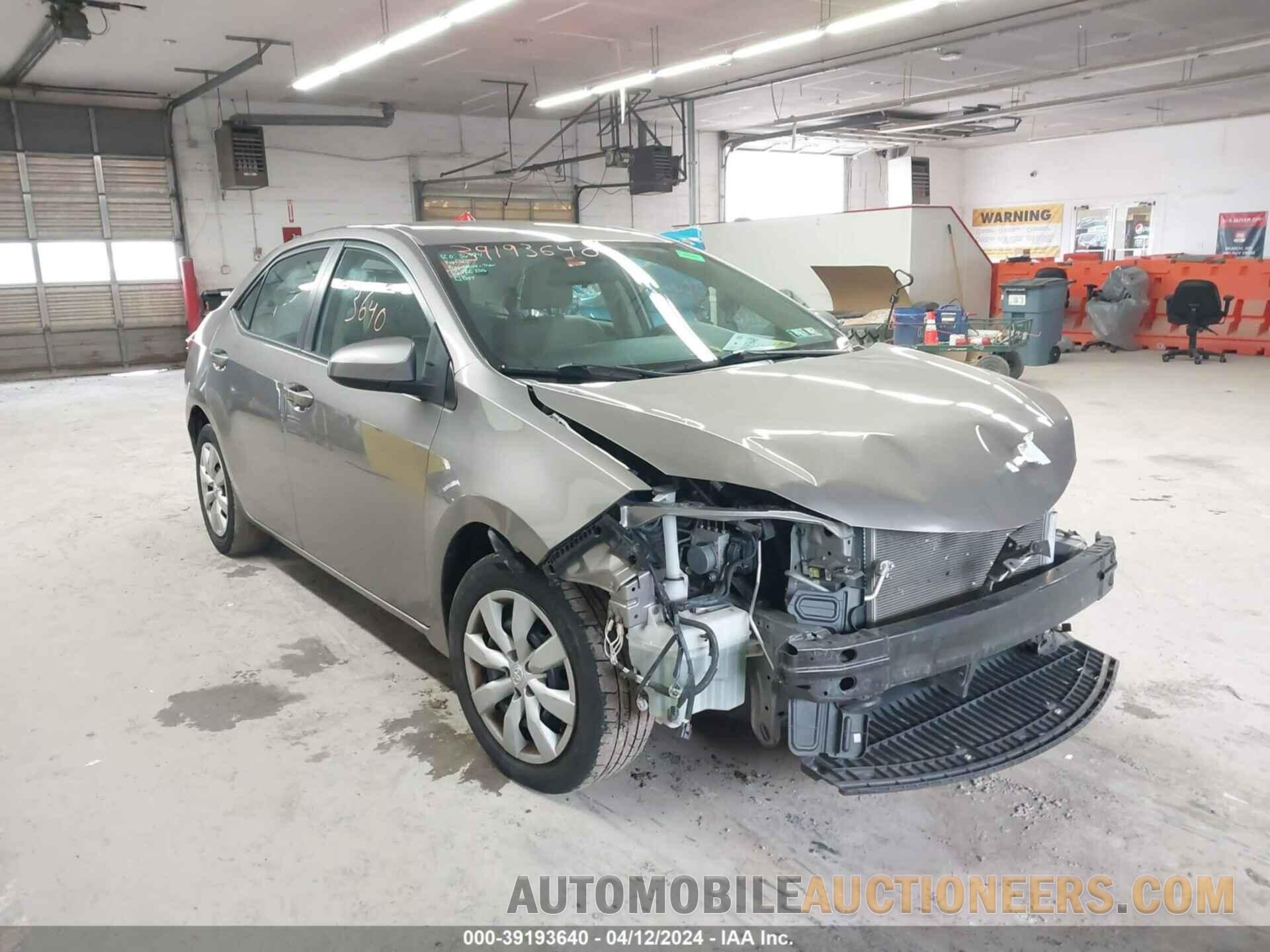 2T1BURHE9FC246089 TOYOTA COROLLA 2015