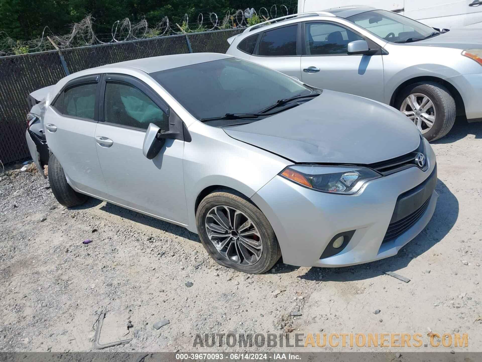 2T1BURHE9FC269243 TOYOTA COROLLA 2015