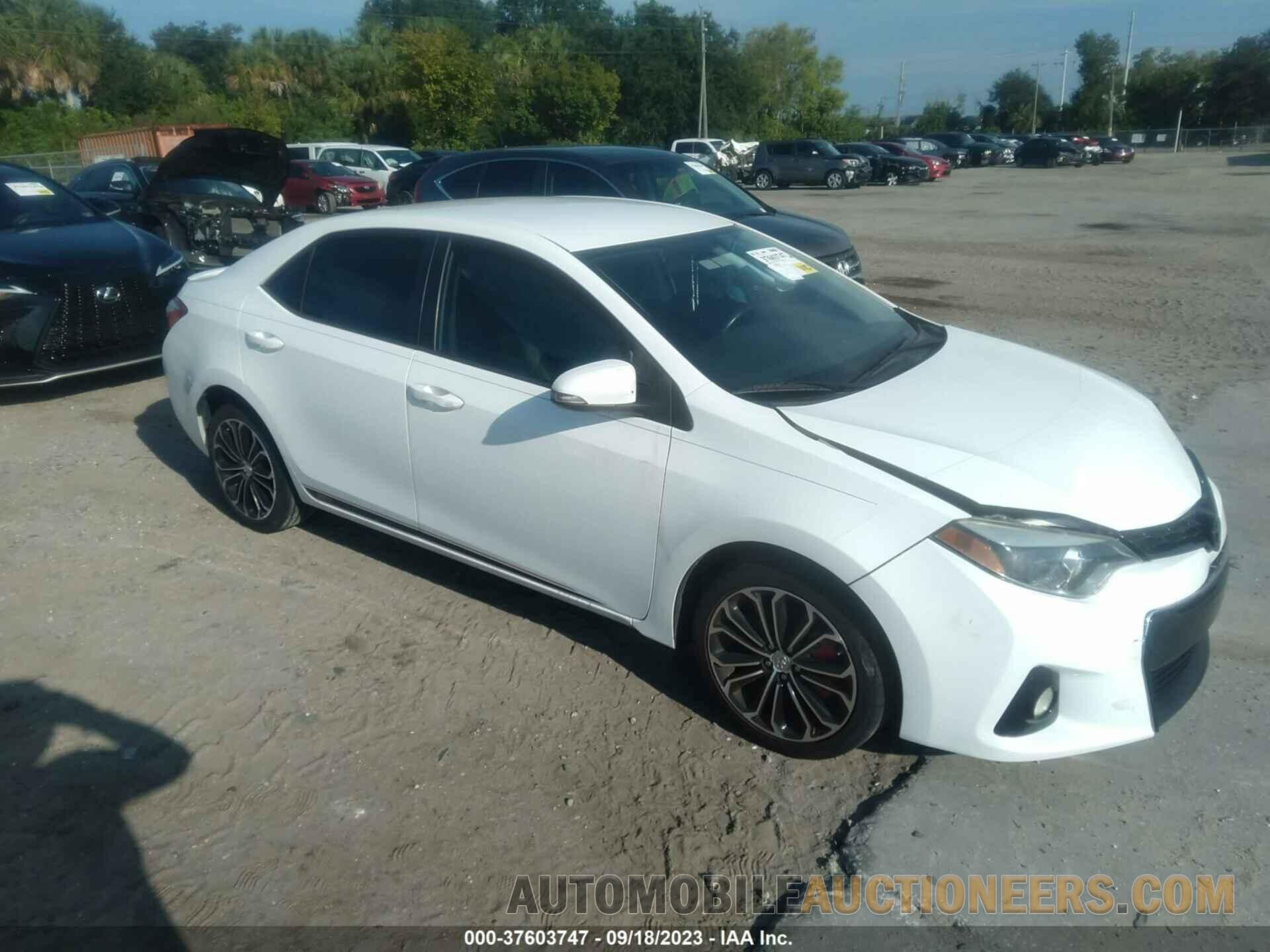 2T1BURHE9FC293834 TOYOTA COROLLA 2015