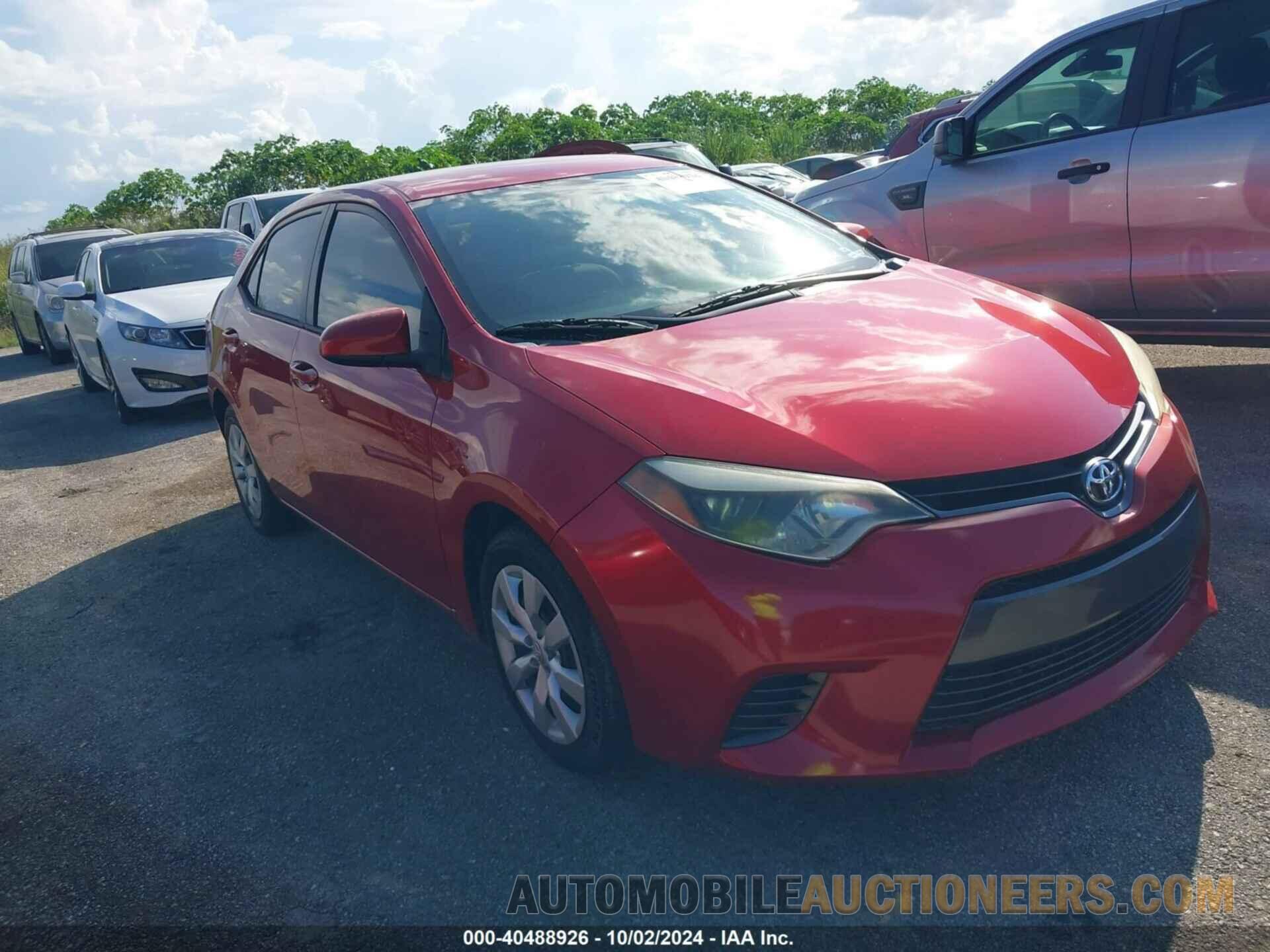 2T1BURHE9FC313659 TOYOTA COROLLA 2015