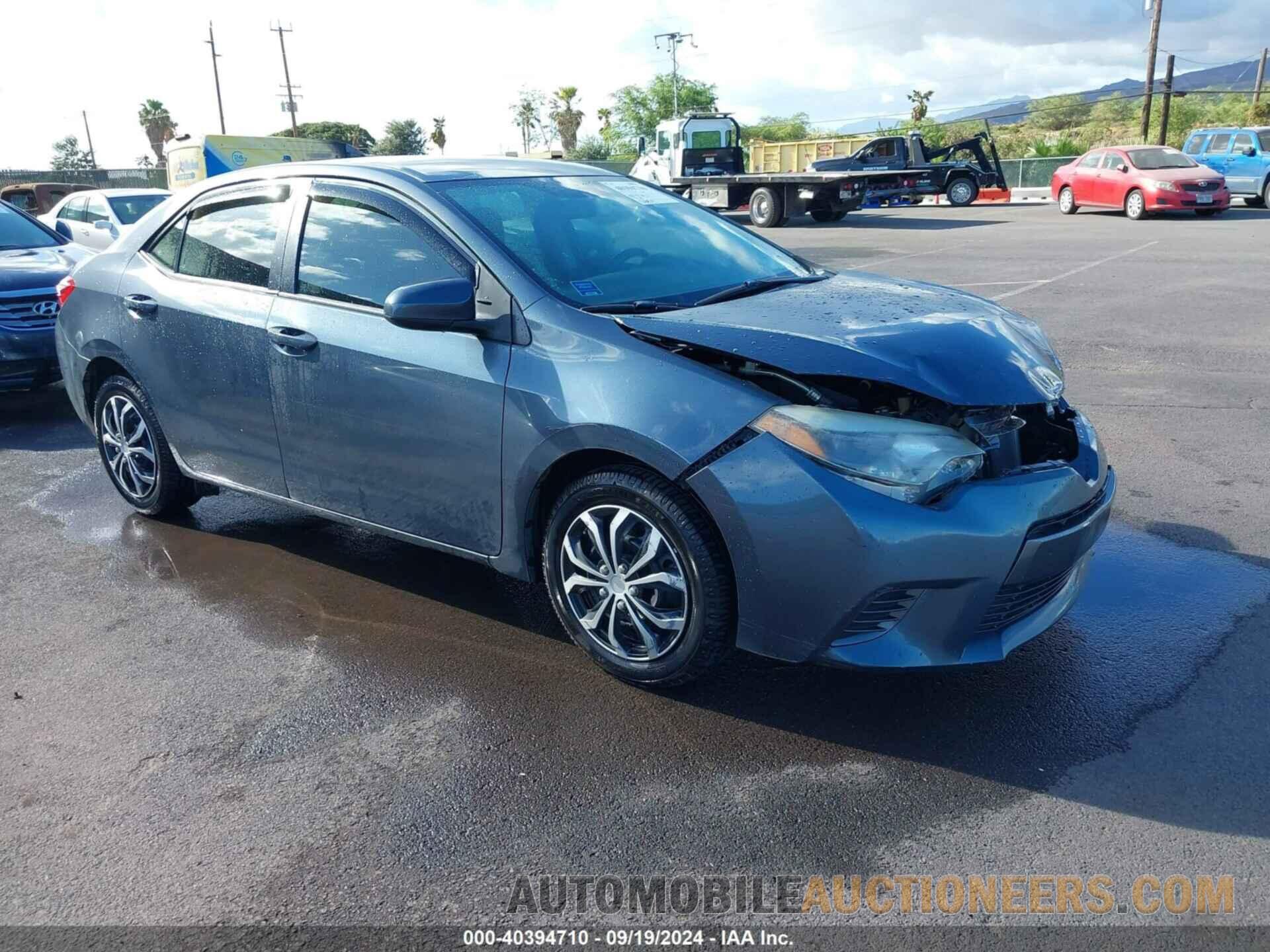 2T1BURHE9FC345172 TOYOTA COROLLA 2015