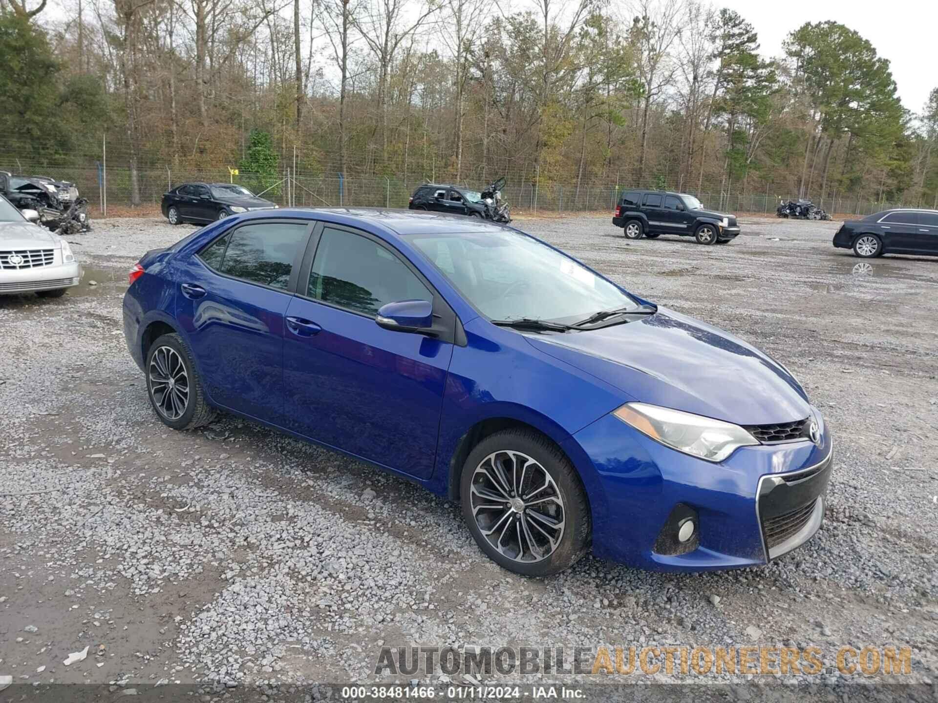 2T1BURHE9FC393383 TOYOTA COROLLA 2015