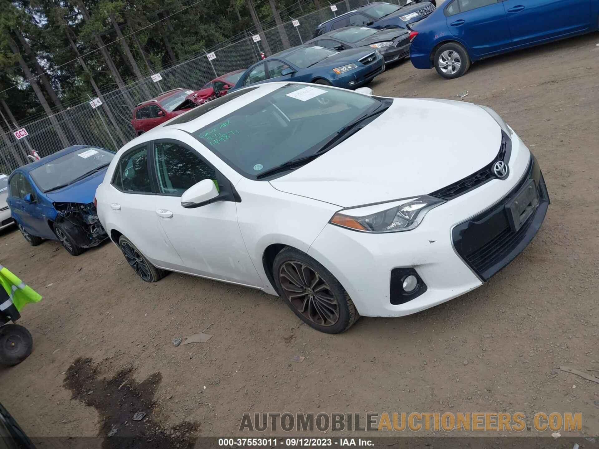 2T1BURHE9FC397207 TOYOTA COROLLA 2015