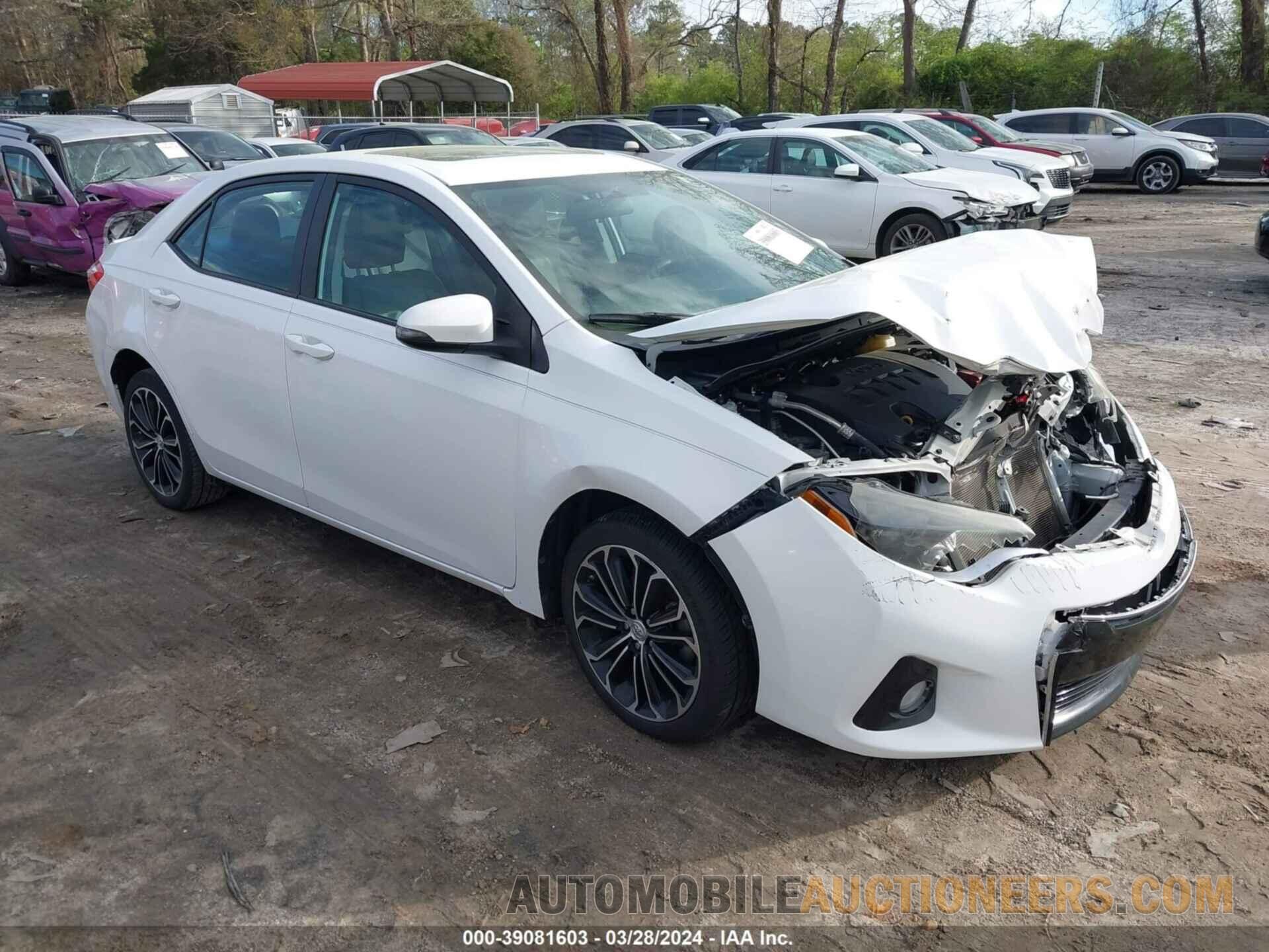 2T1BURHE9FC408299 TOYOTA COROLLA 2015