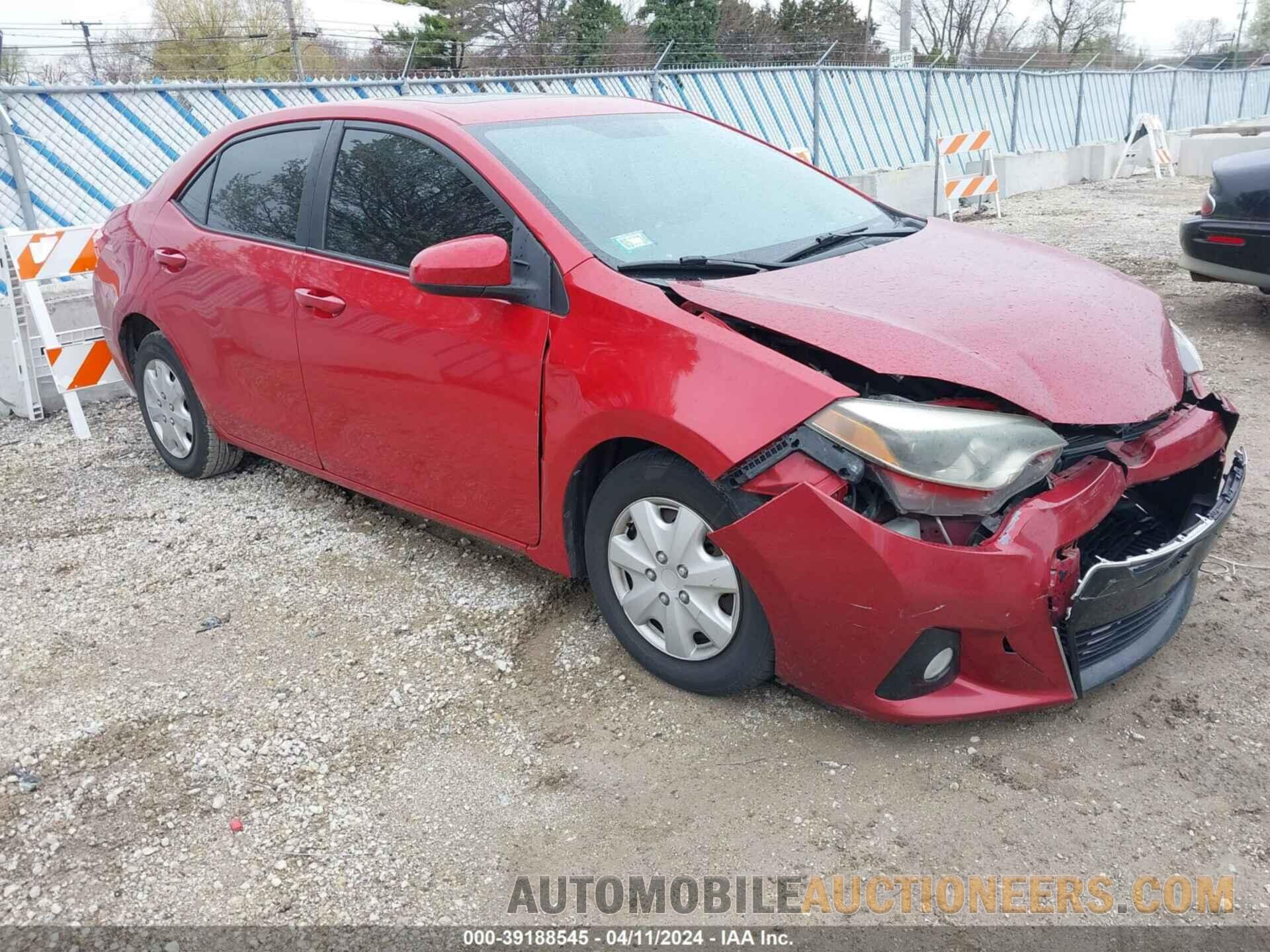 2T1BURHE9FC432165 TOYOTA COROLLA 2015