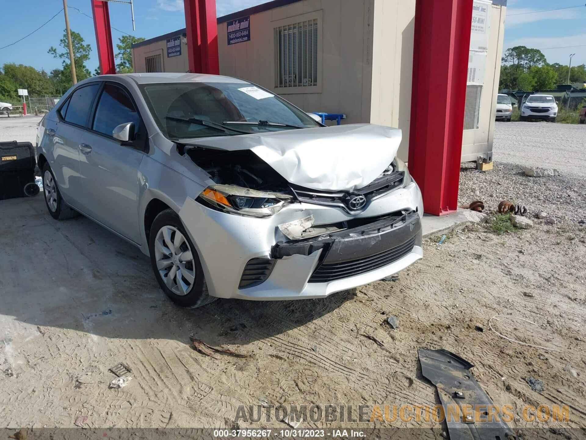 2T1BURHE9FC444297 TOYOTA COROLLA 2015