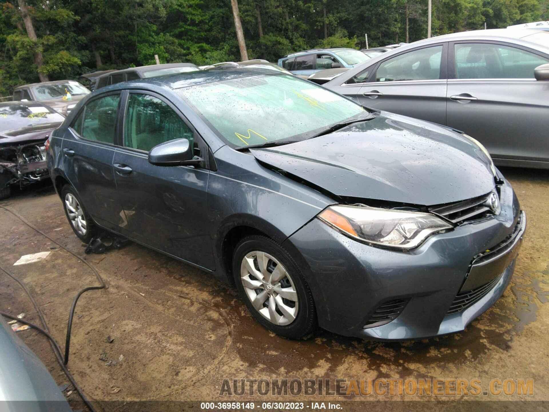 2T1BURHE9GC530744 TOYOTA COROLLA 2016