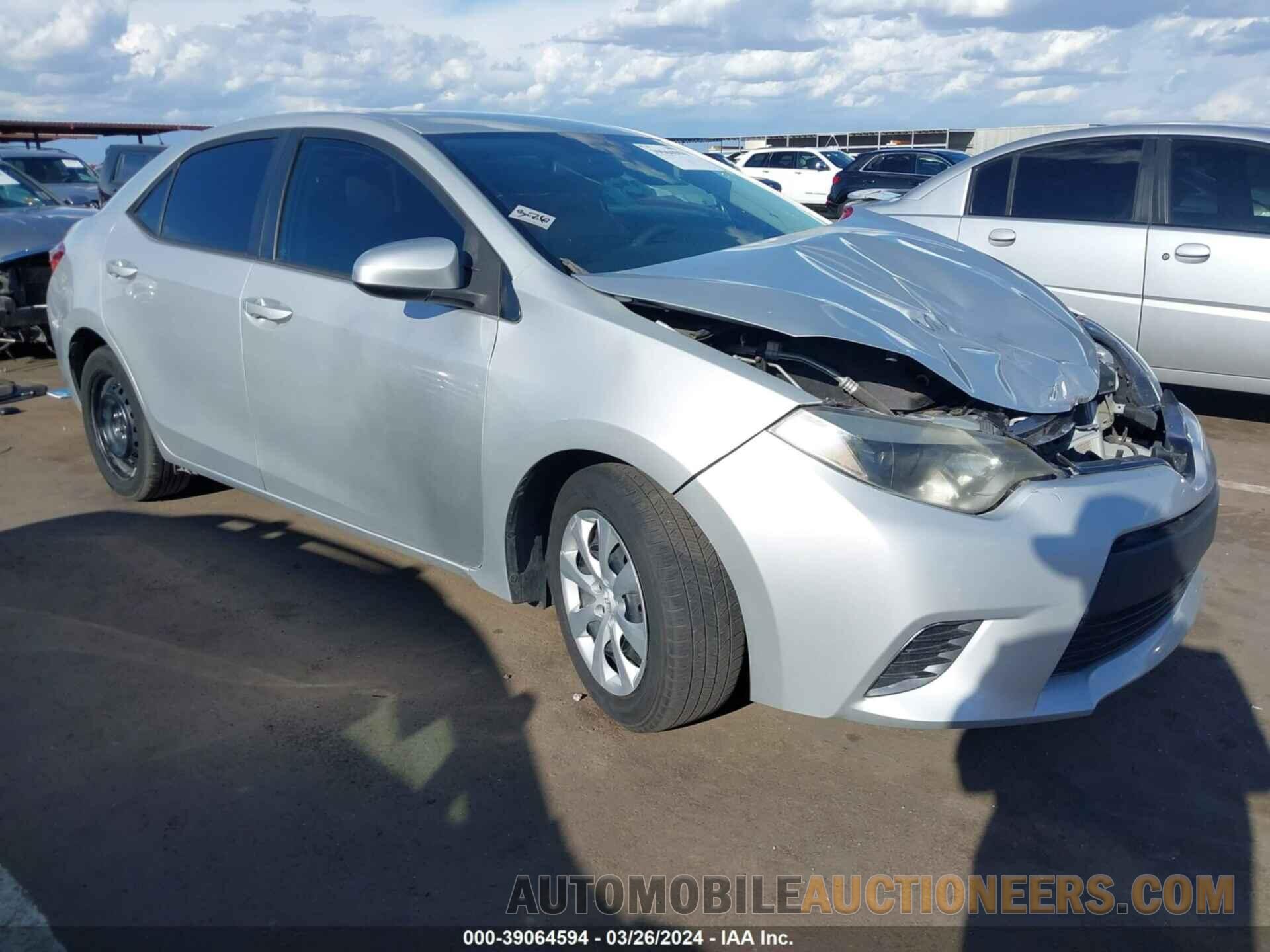 2T1BURHE9GC539542 TOYOTA COROLLA 2016