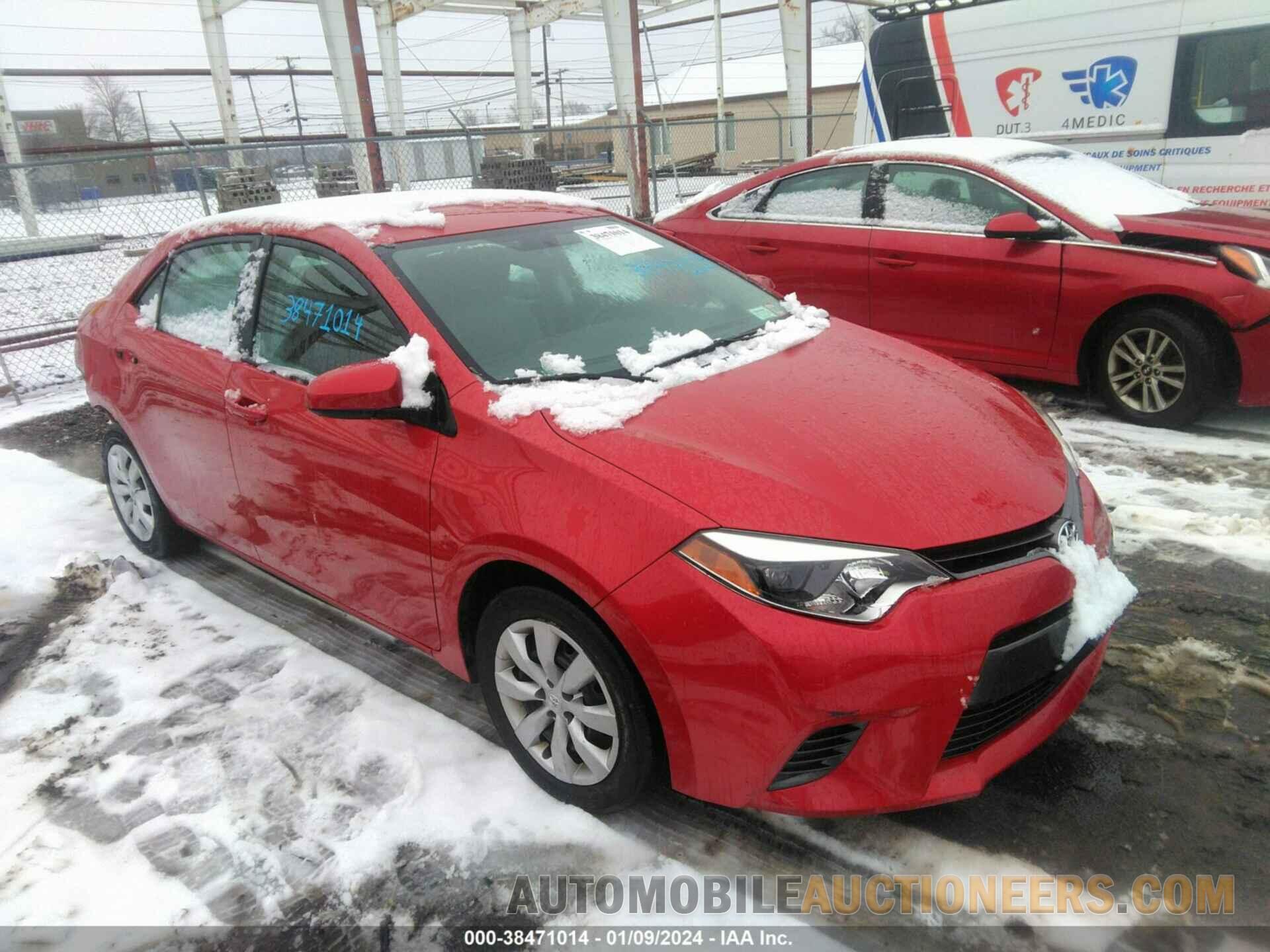 2T1BURHE9GC607421 TOYOTA COROLLA 2016