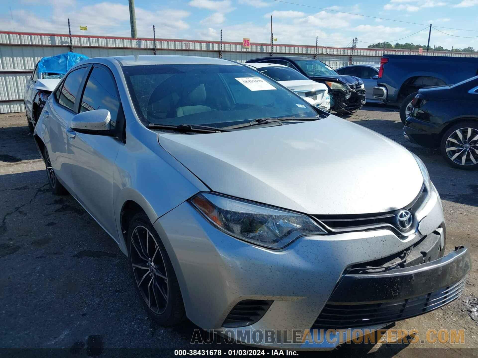 2T1BURHE9GC652522 TOYOTA COROLLA 2016