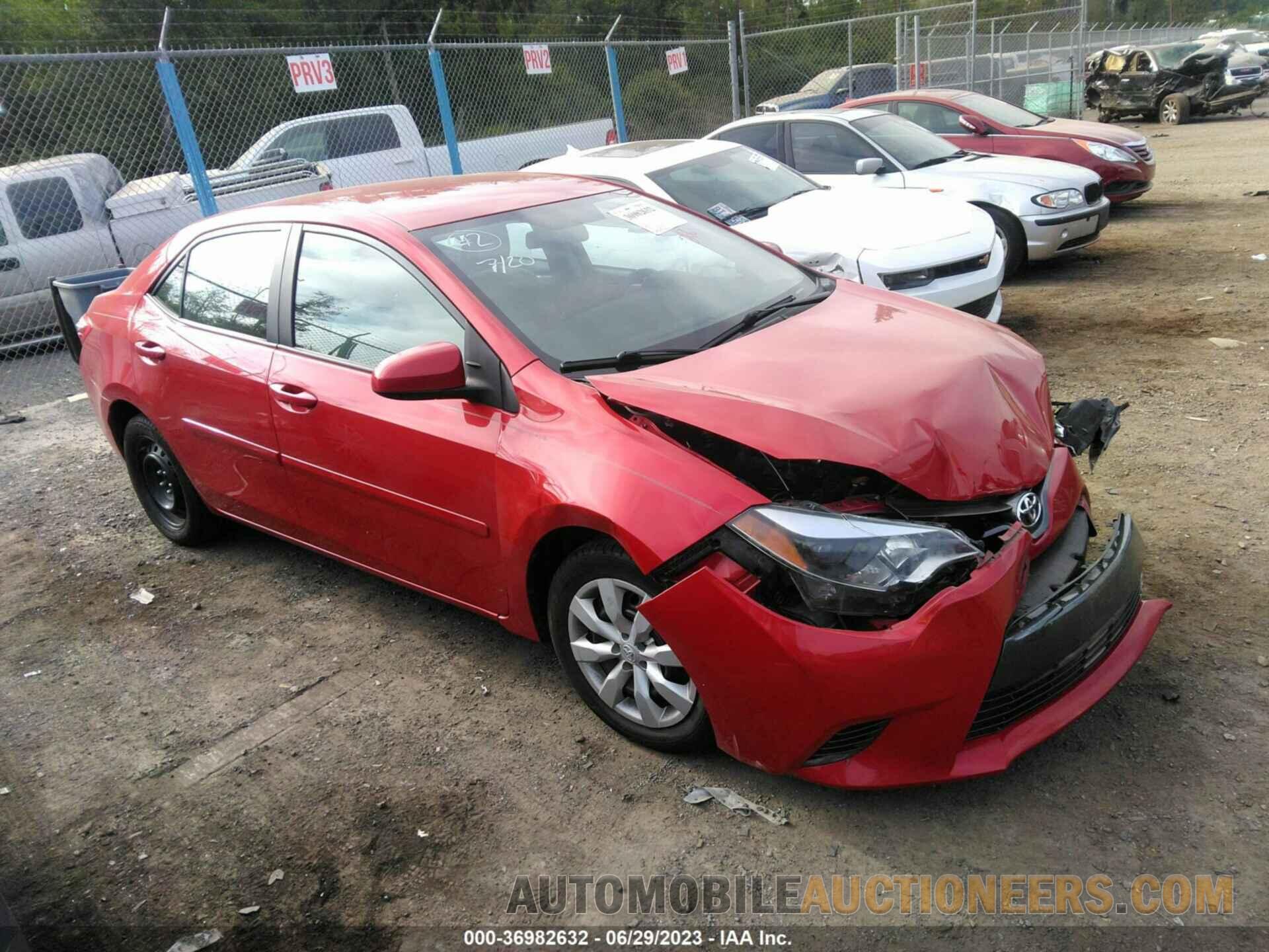 2T1BURHE9GC734427 TOYOTA COROLLA 2016