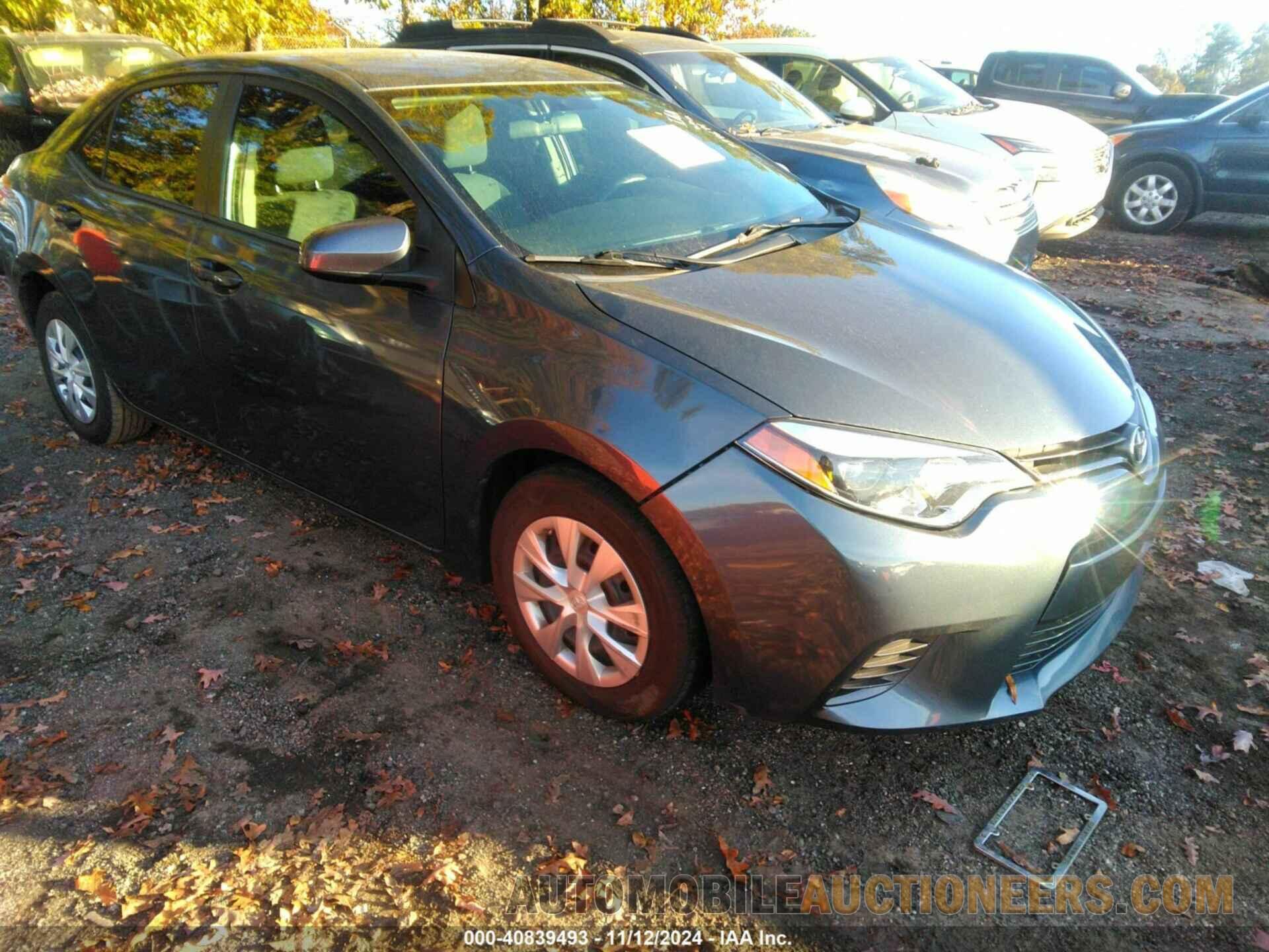 2T1BURHE9GC734671 TOYOTA COROLLA 2016