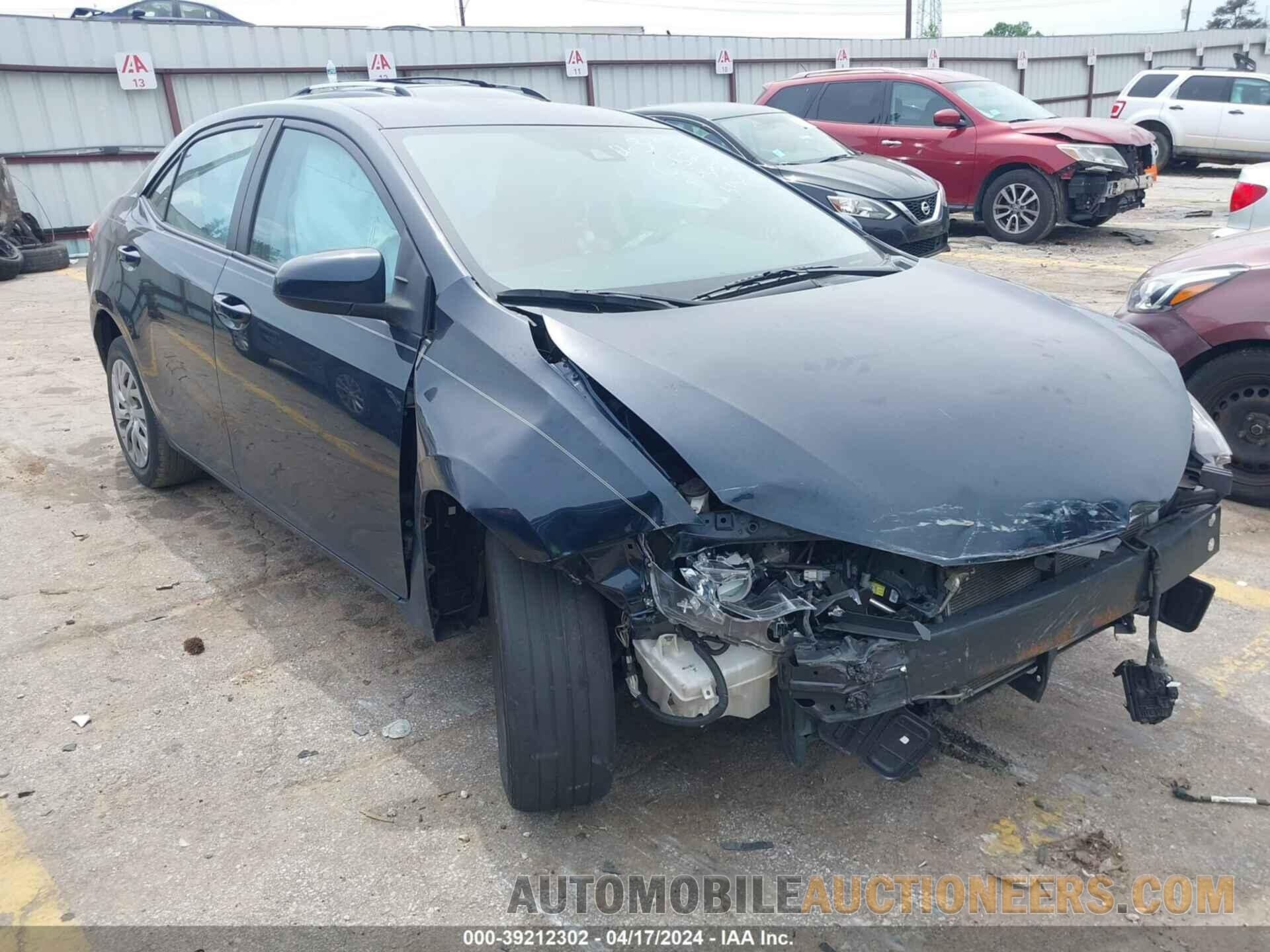 2T1BURHE9KC140140 TOYOTA COROLLA 2019