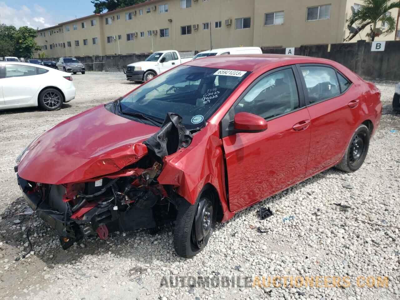 2T1BURHE9KC185028 TOYOTA COROLLA 2019